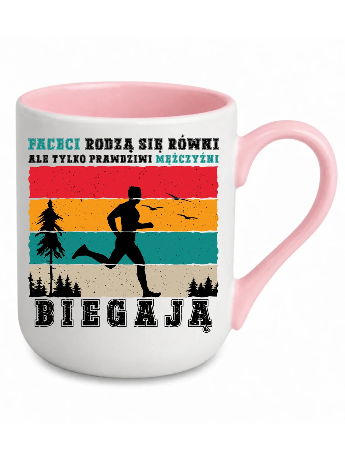 Kubek elegant dla biegacza - Prawdziwi mężczyźni biegają HB02