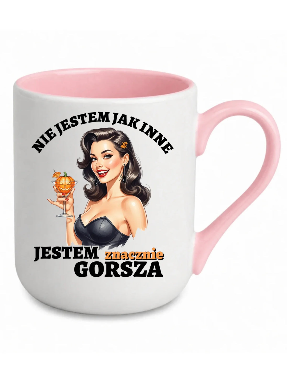 Kubek elegant halloweenowy - Nie jestem jak inne HL24