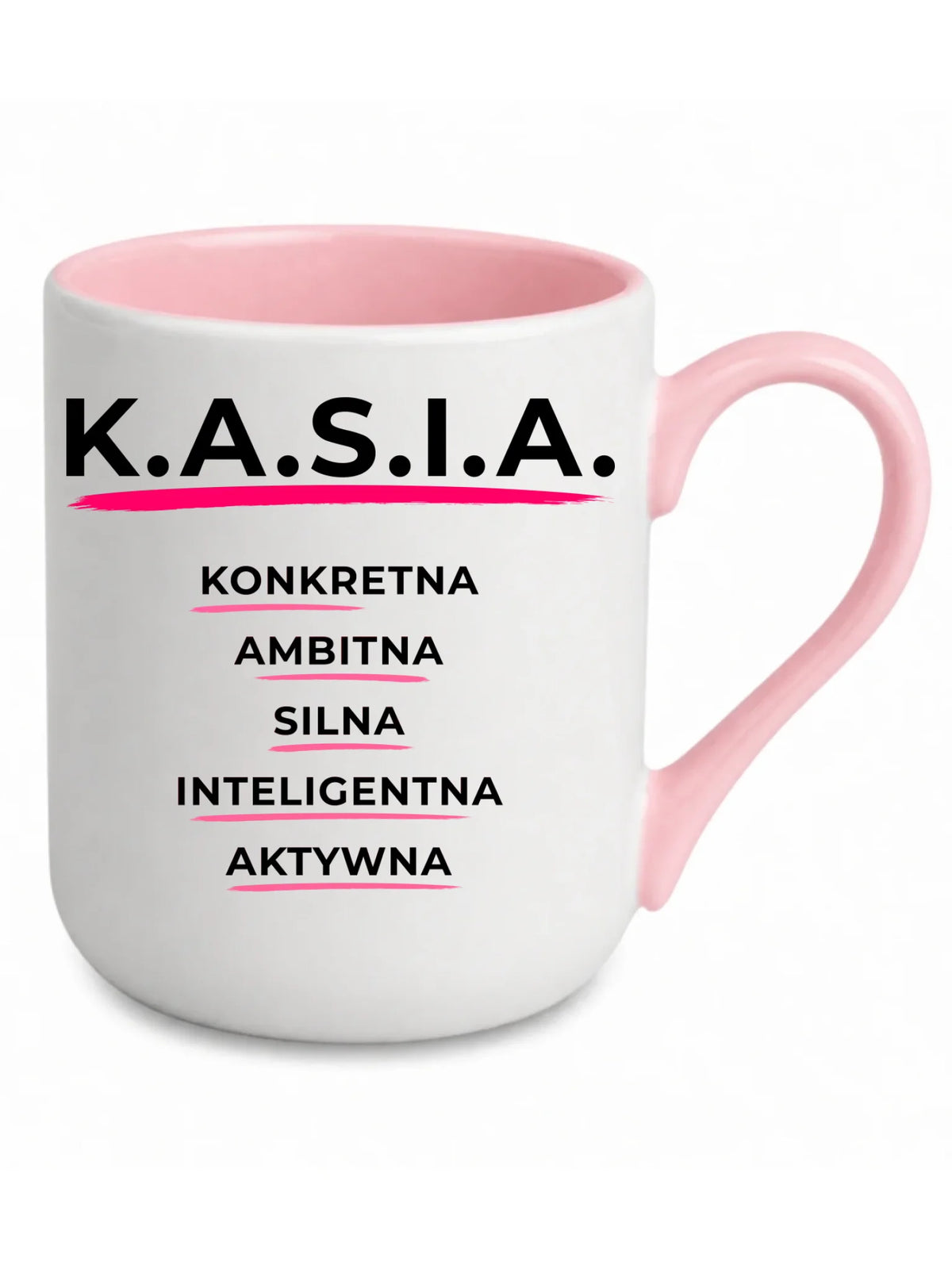 Kubek elegant - prezent dla Kasi - Katarzyna - K.A.S.I.A. DZ17