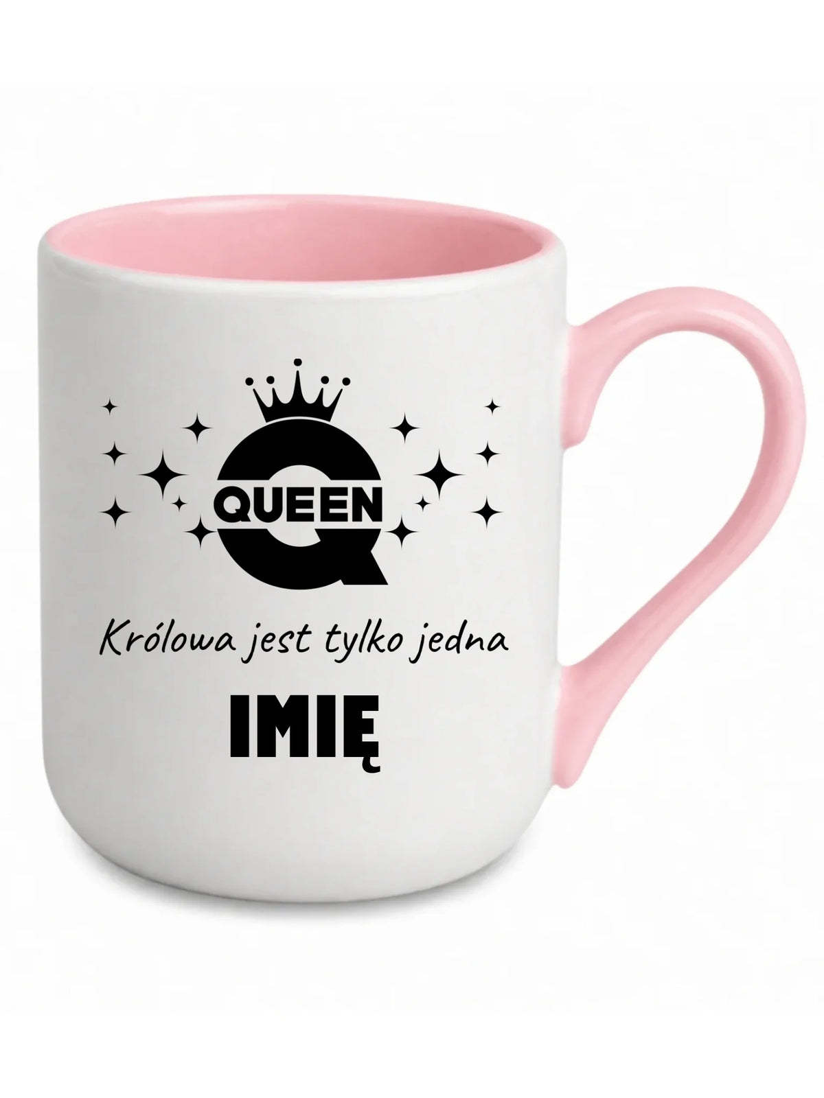 Kubek elegant dla niej - Queen Królowa jest tylko jedna - personalizowany W40