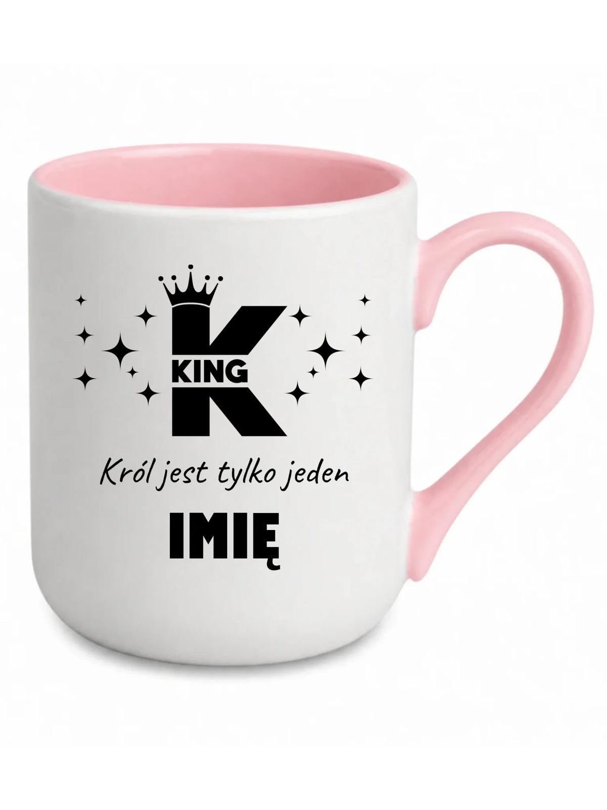 Kubek elegant dla niego - King Król jest tylko jeden - personalizowany W40