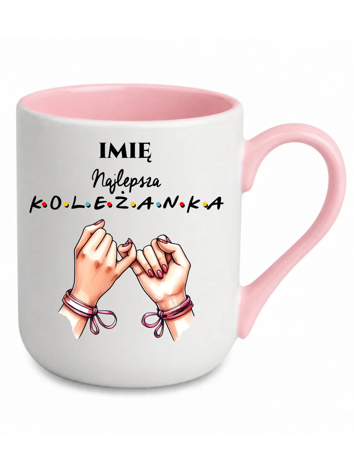 Kubek elegant - Najlepsza koleżanka - personalizowany DZ02