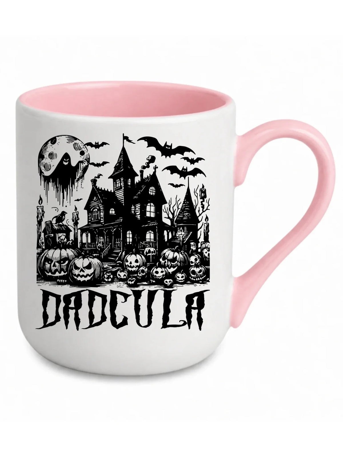 Kubek elegant halloweenowy dla taty -  Upiorny dom - Dadcula HL19