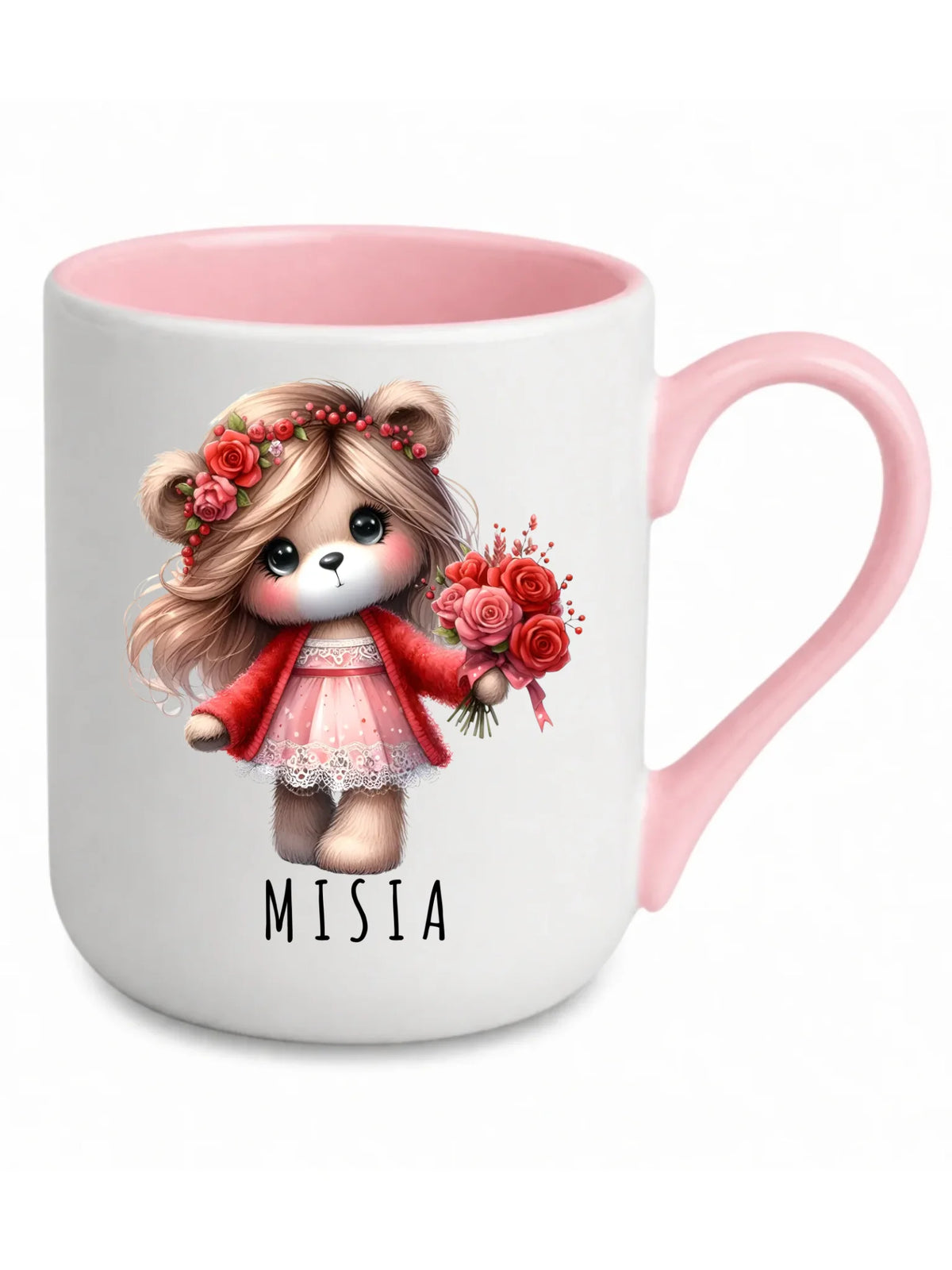Kubek elegant dla dziewczyny - Misia W35