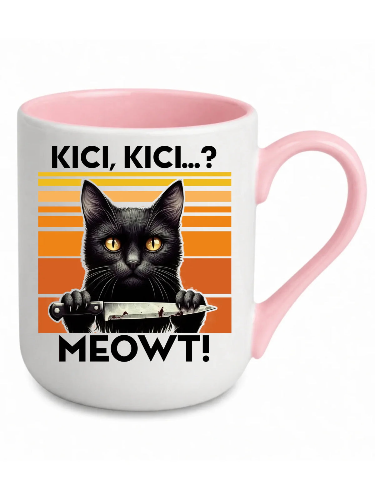 Kubek elegant - Kot z nożem - Kici, kici... MEOWT! HL17