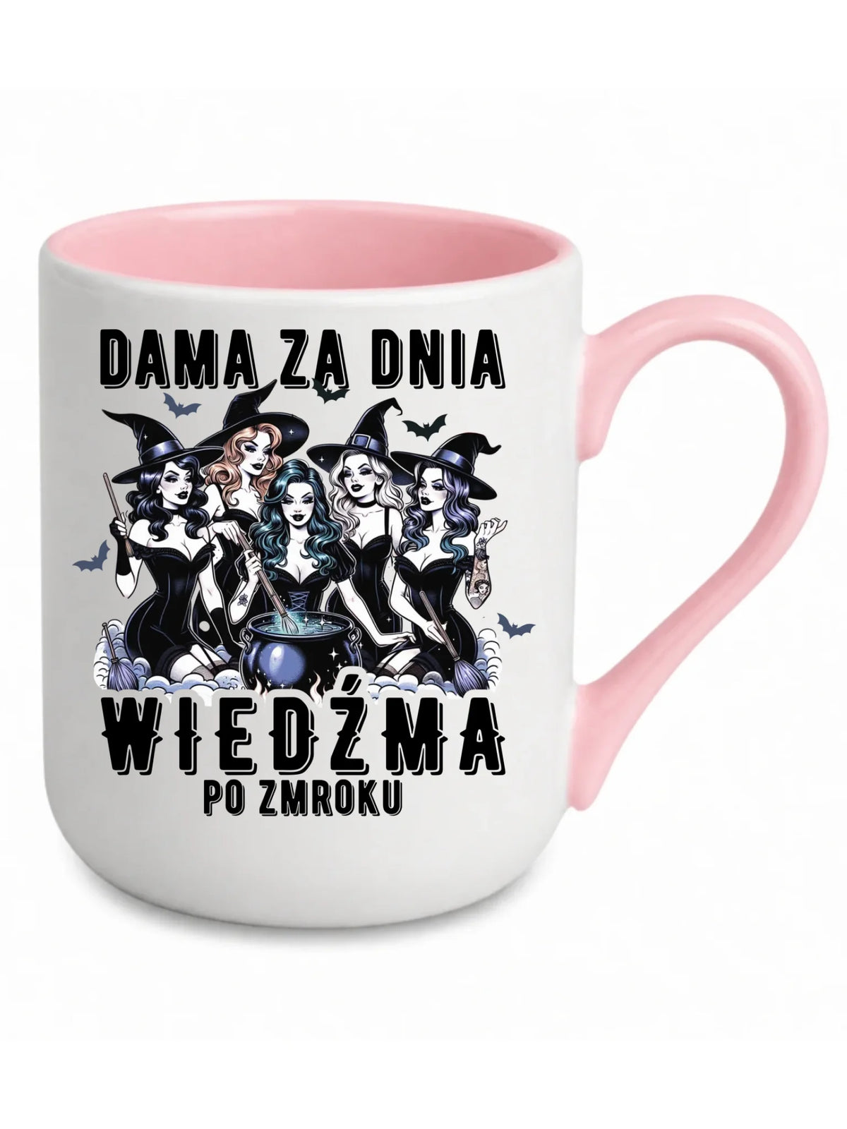 Kubek elegant - Dama za dnia wiedźma po zmroku HL16