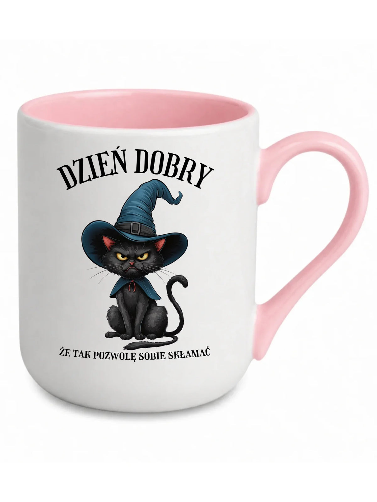 Kubek elegant halloweenowy - Dzień dobry, że tak pozwolę sobie skłamać HL27