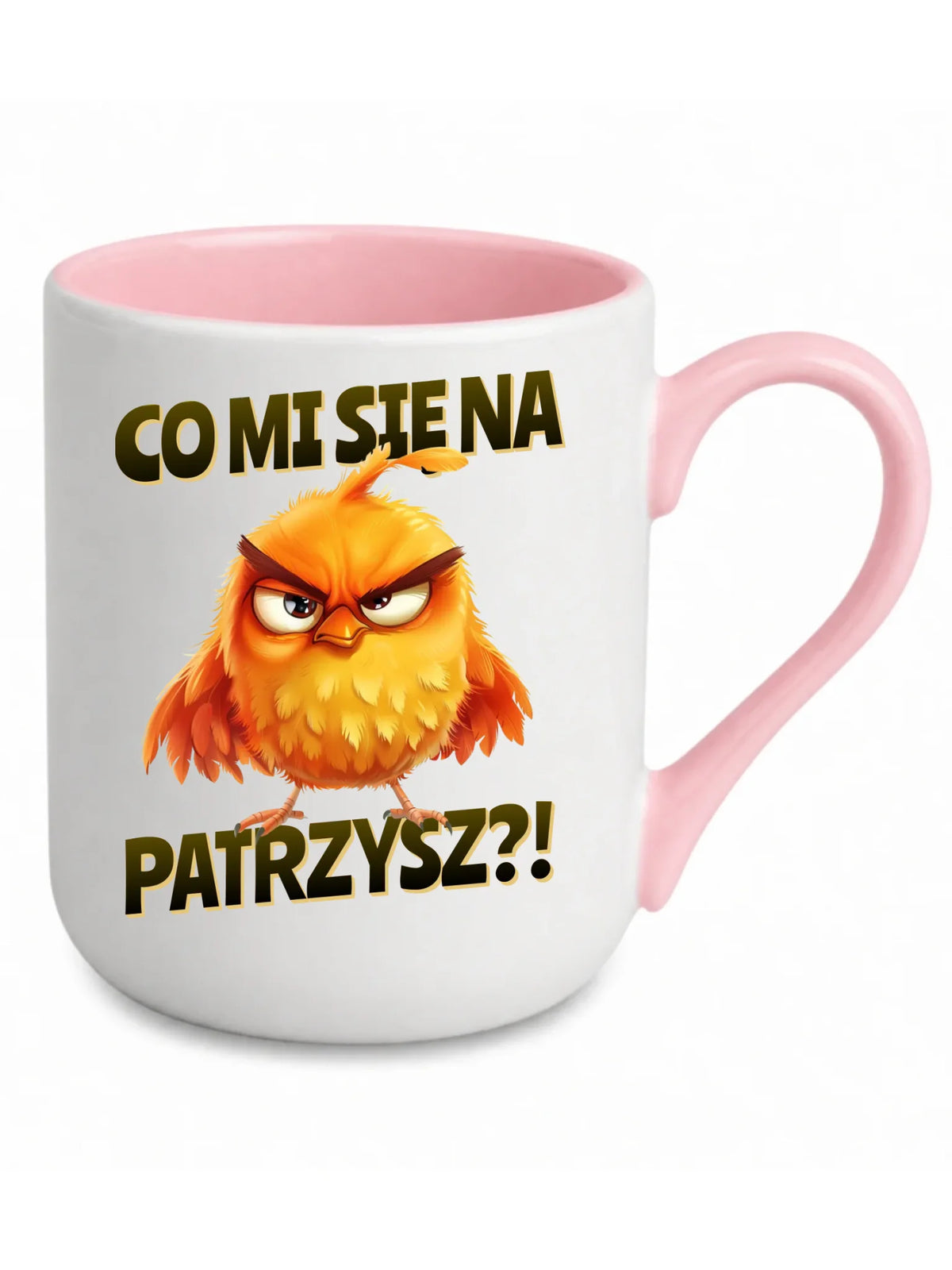 Śmieszny kubek elegant - Prezent dla chłopaka kolegi - Co mi się na ptaka patrzysz DCH24