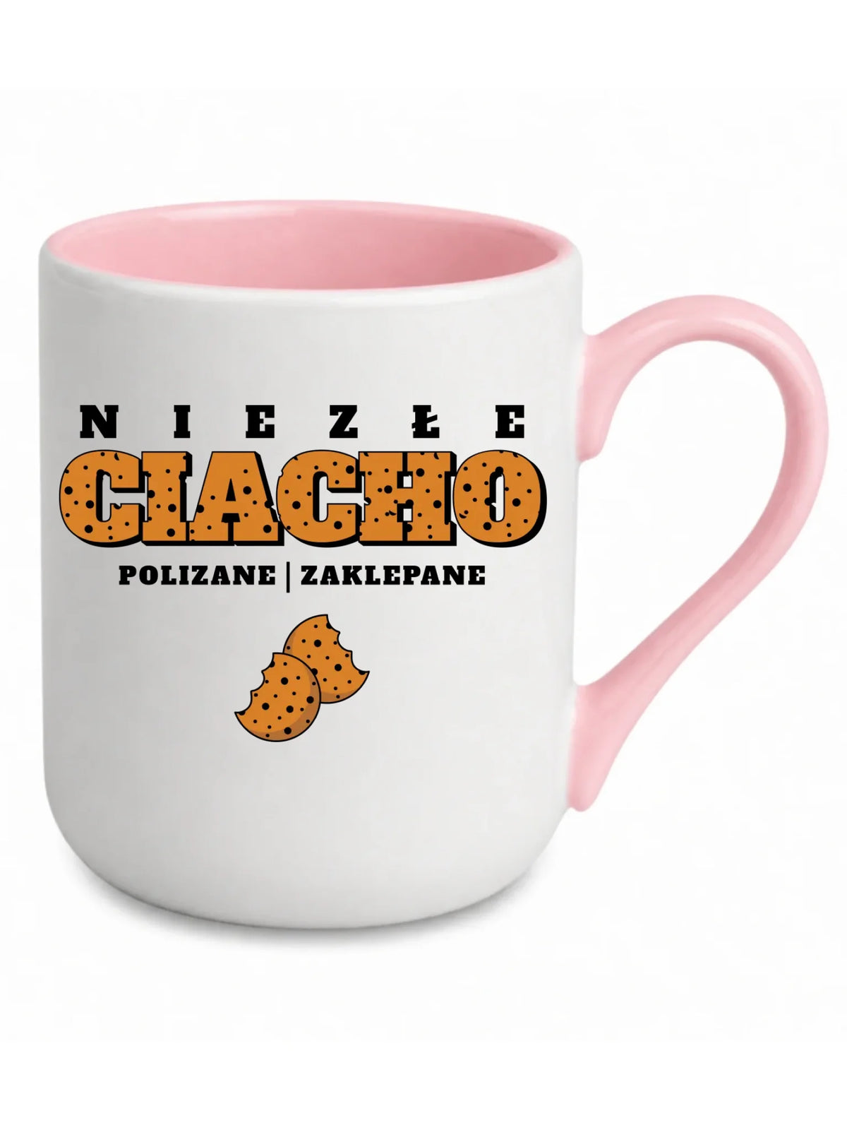 Kubek elegant - prezent dla chłopaka męża - Niezłe ciacho polizane zaklepane DCH30