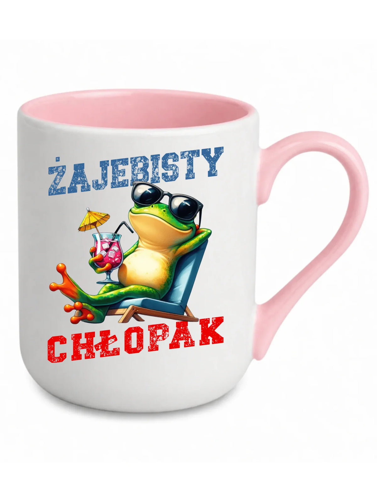 Kubek elegant z żabą - prezent dla chłopaka - Żajebisty chłopak DCH19