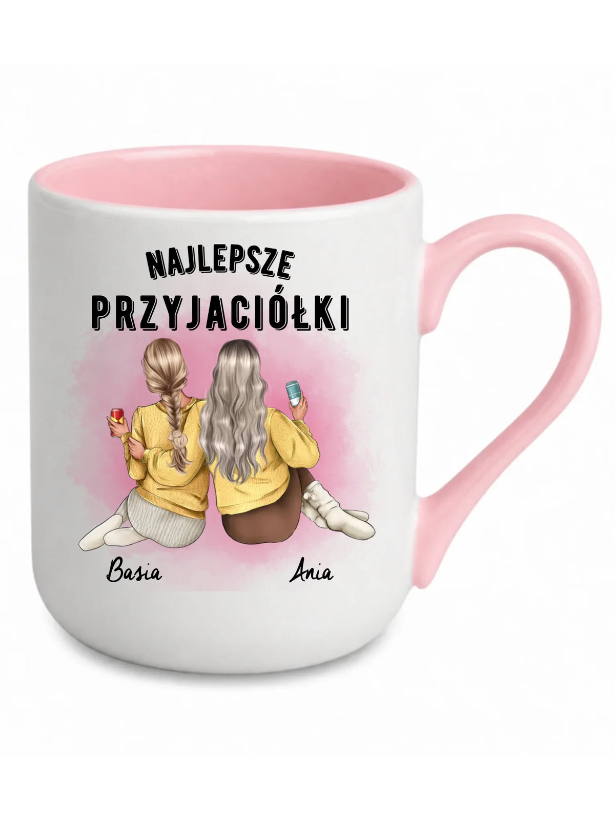Kubek elegant - prezent dla przyjaciółek - Najlepsze przyjaciółki 2-4 osób - personalizowany PR01