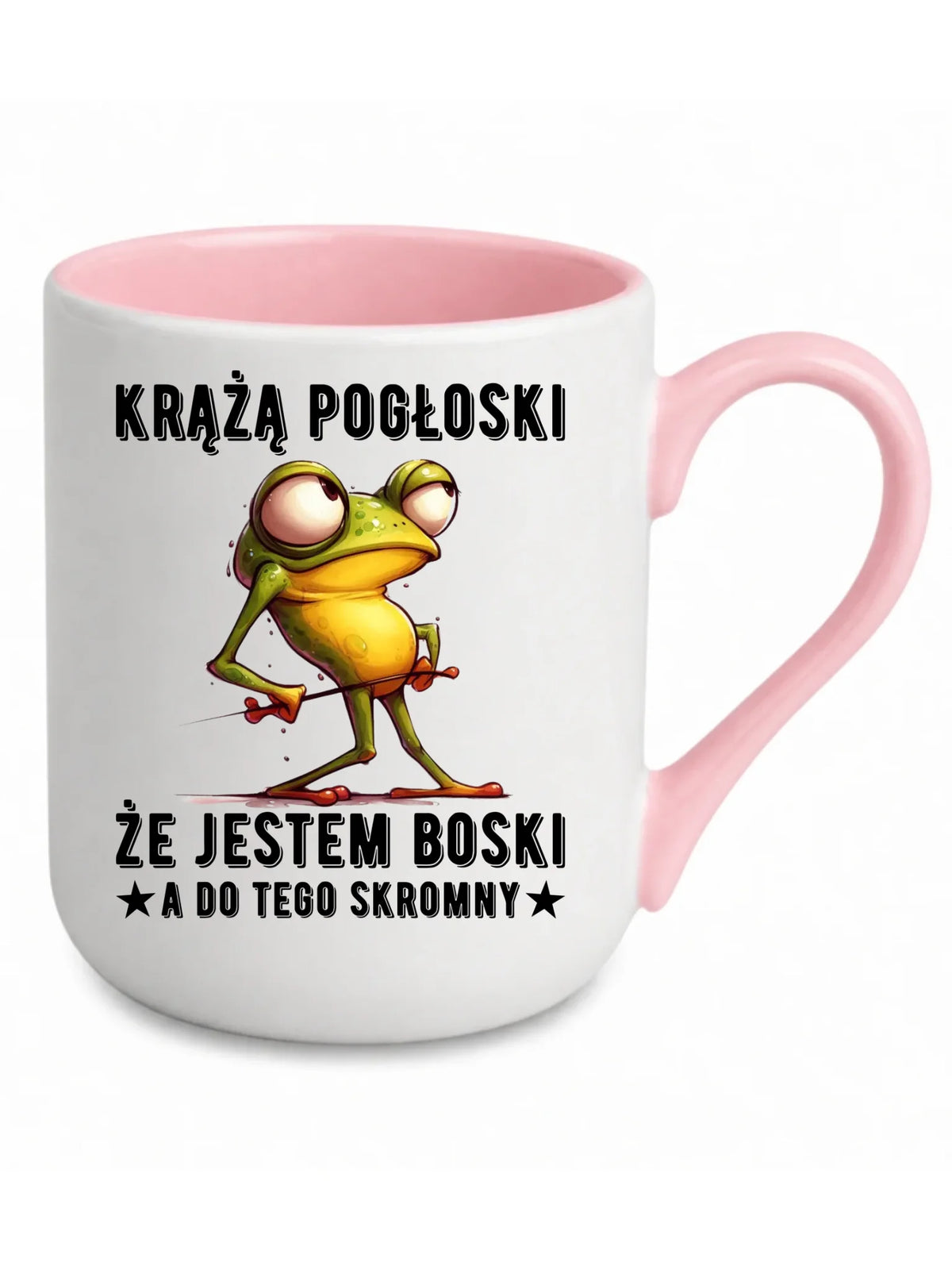 Kubek elegant - prezent dla chłopaka - Jestem boski DCH15