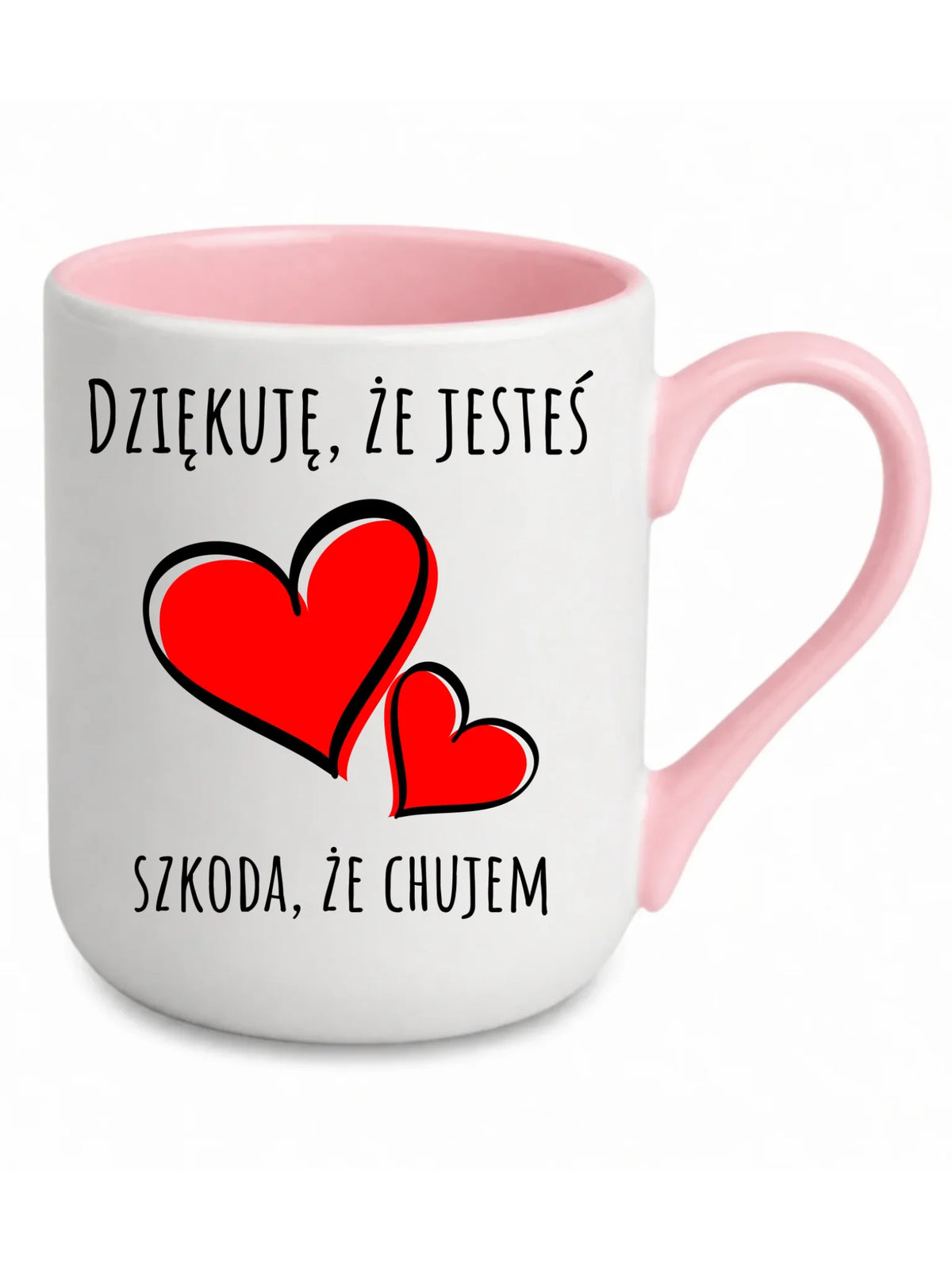 Kubek elegant - Dziękuję, że jesteś szkoda, że ch#jem - bez cenzury DCH10