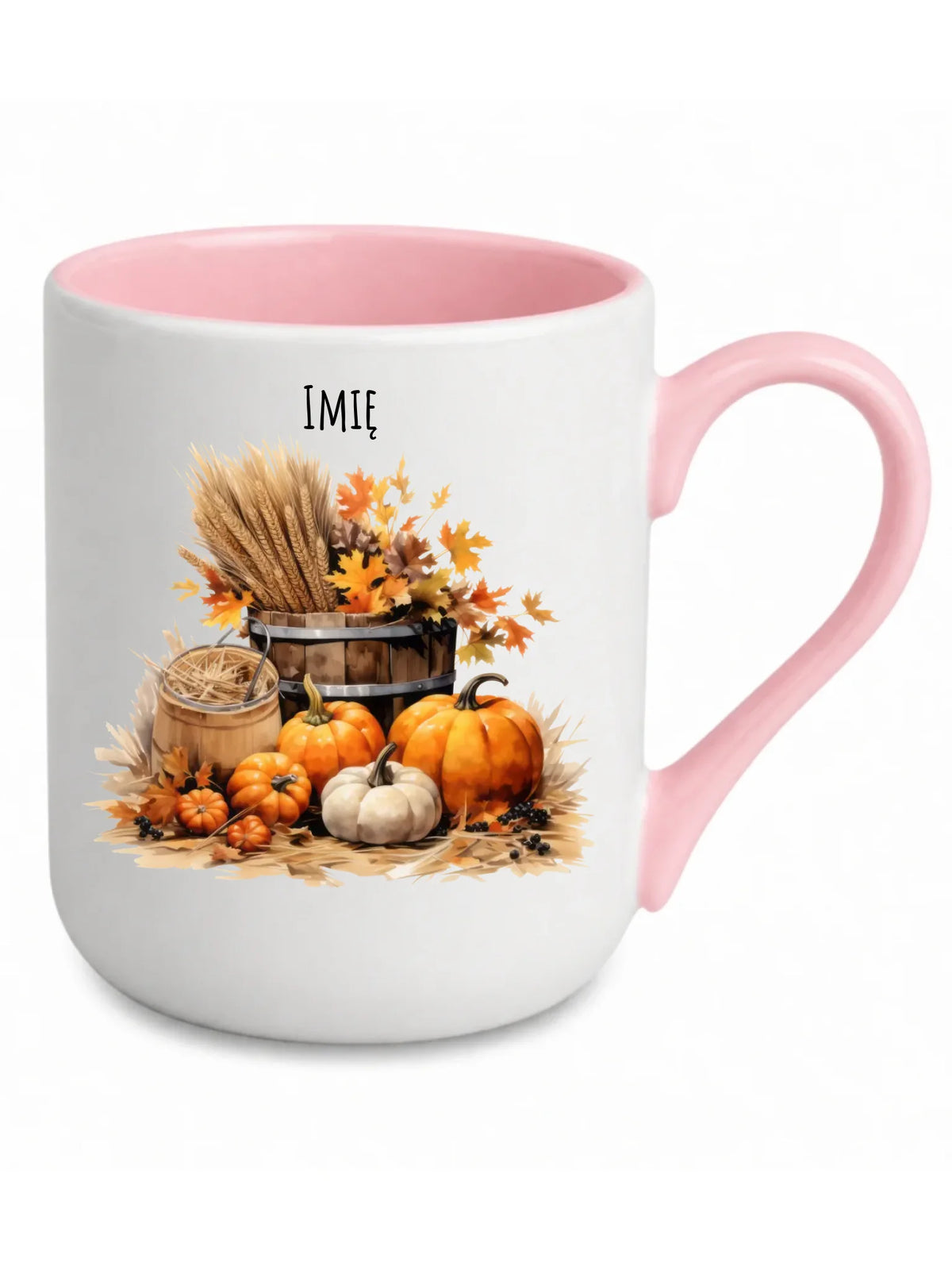 Kubek elegant na jesień - Harvest vibes - personalizowany JS09