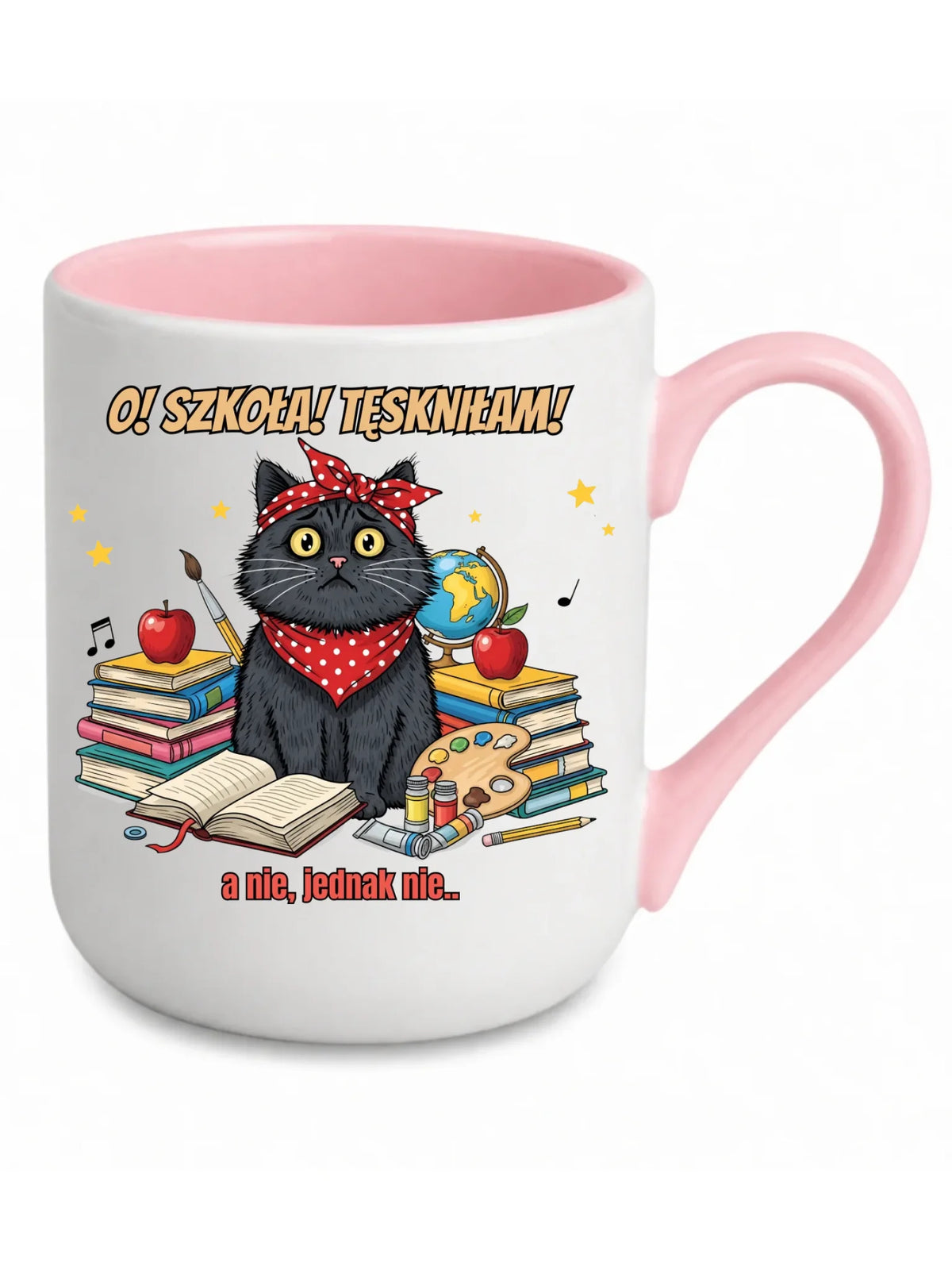 Kubek elegant szkolny O! Szkoła! Tęskniłam! a nie, jednak nie... SZ12
