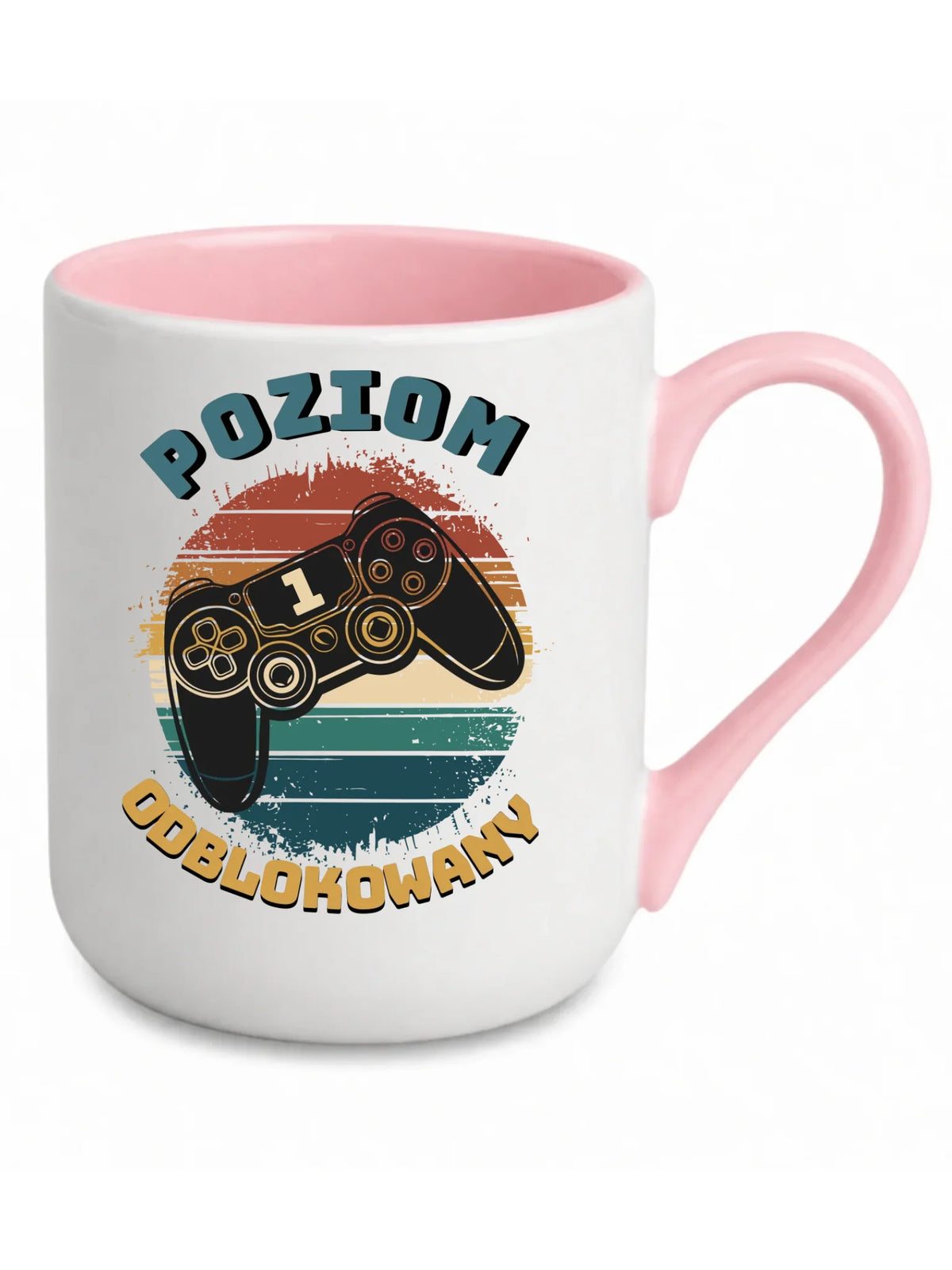 Kubek elegant - Poziom odblokowany - gamer do szkoły - personalizowany SZ01