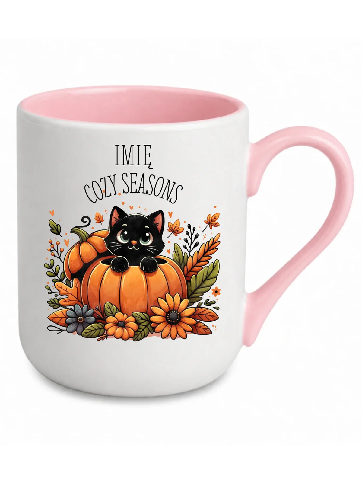 Kubek elegant jesieniara - Cozy Seasons - personalizowany JS01
