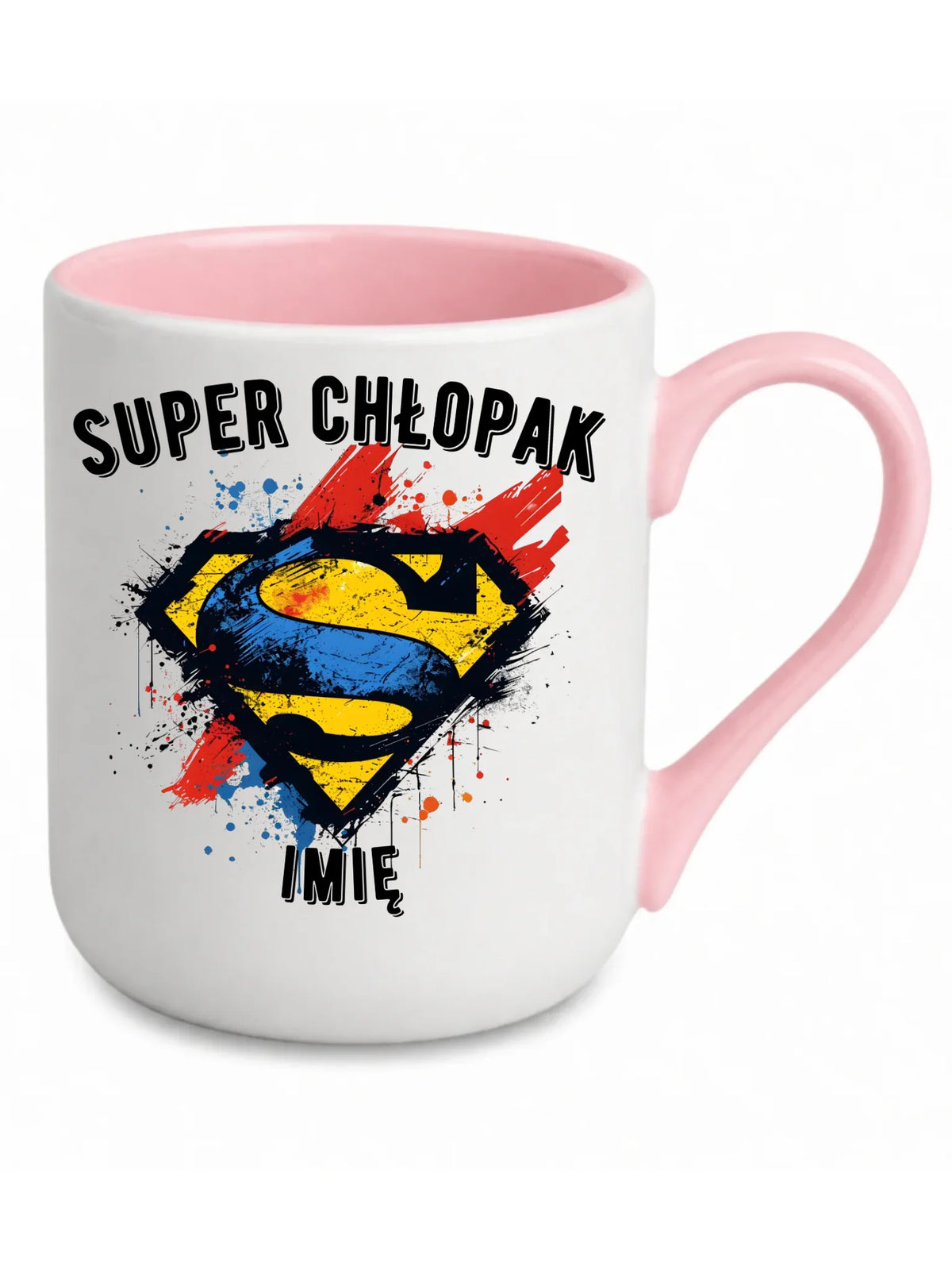 Kubek elegant - prezent na Dzień Chłopaka - Super Chłopak - personalizowany DCH18