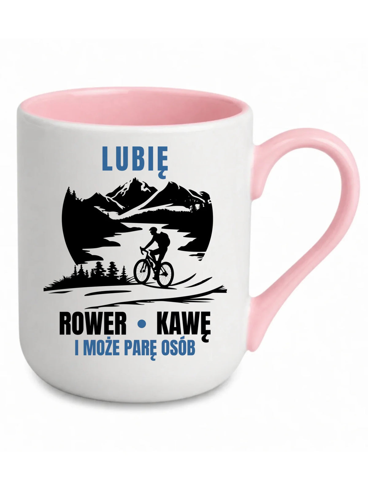 Kubek elegant dla rowerzysty - Lubię rower kawę i może parę osób HR05