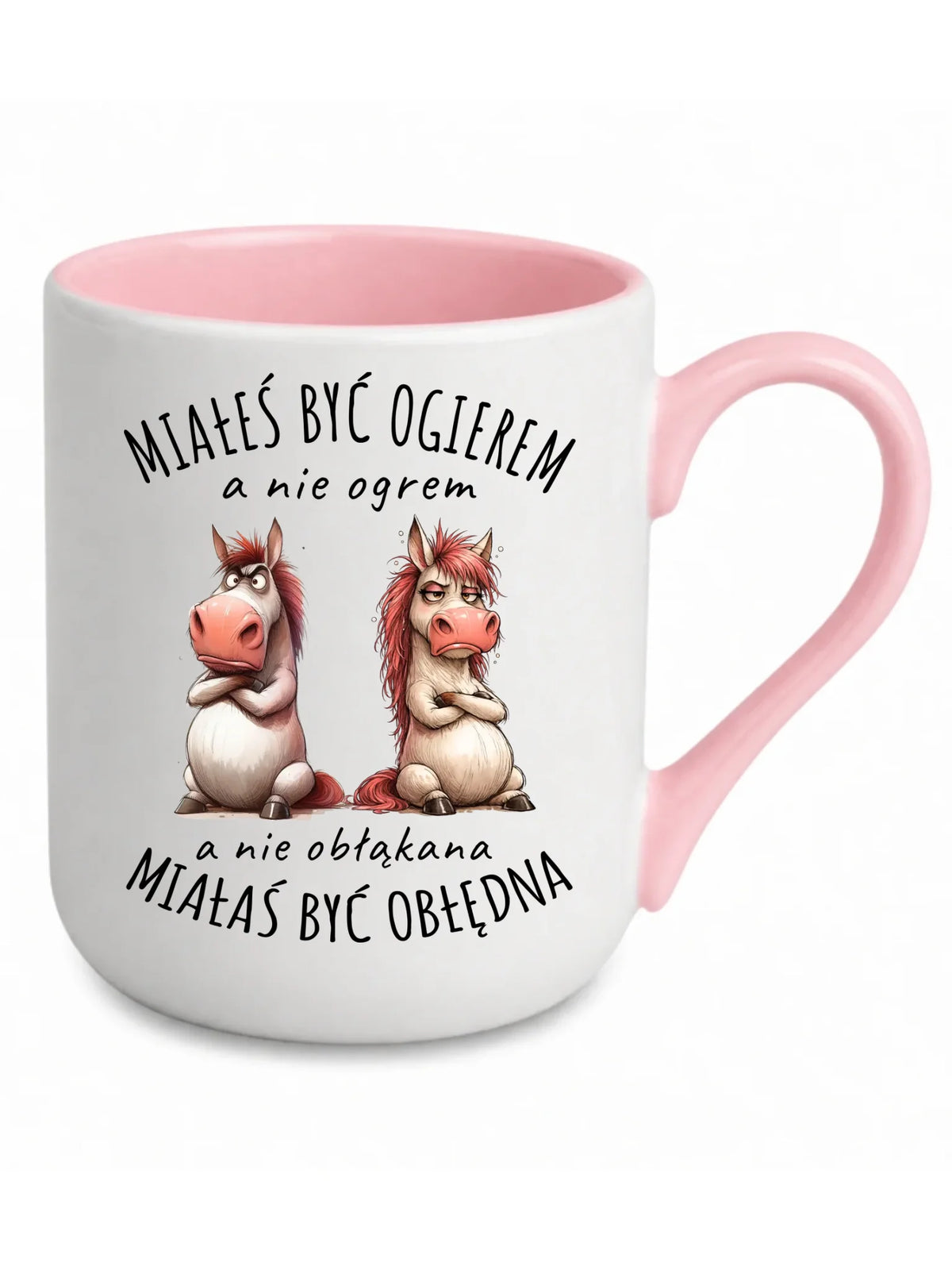 Kubek elegant dla par - Ogier & Obłędna - śmieszny W85