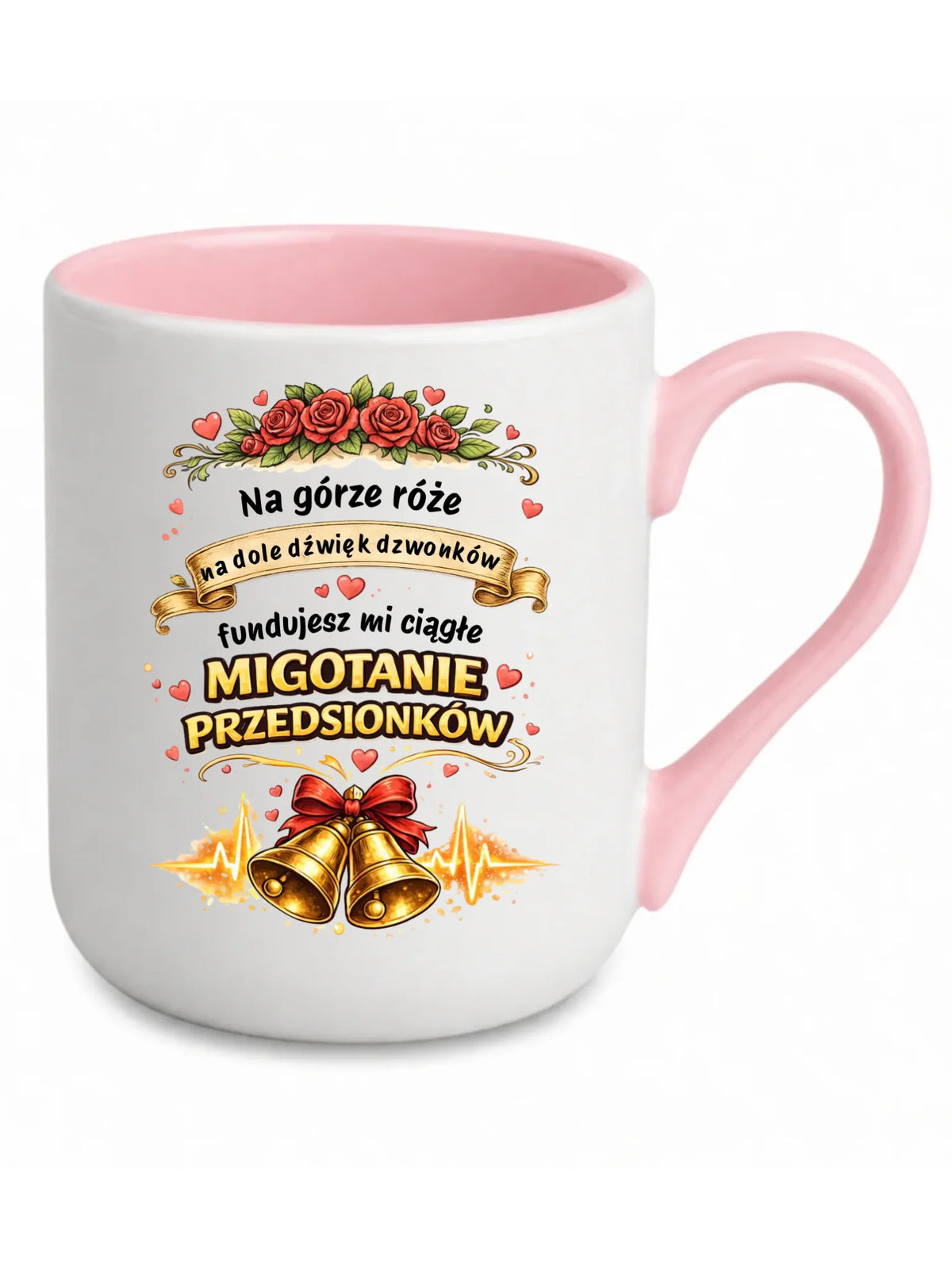 Kubek elegant dla par - Fundujesz mi ciągłe migotanie przedsionków W71