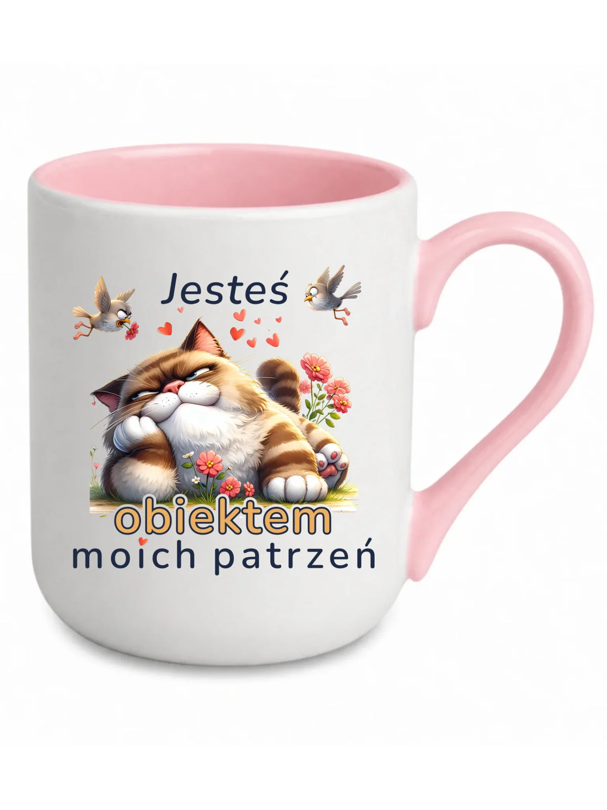 Kubek elegant dla par - Jesteś obiektem moich patrzeń W68