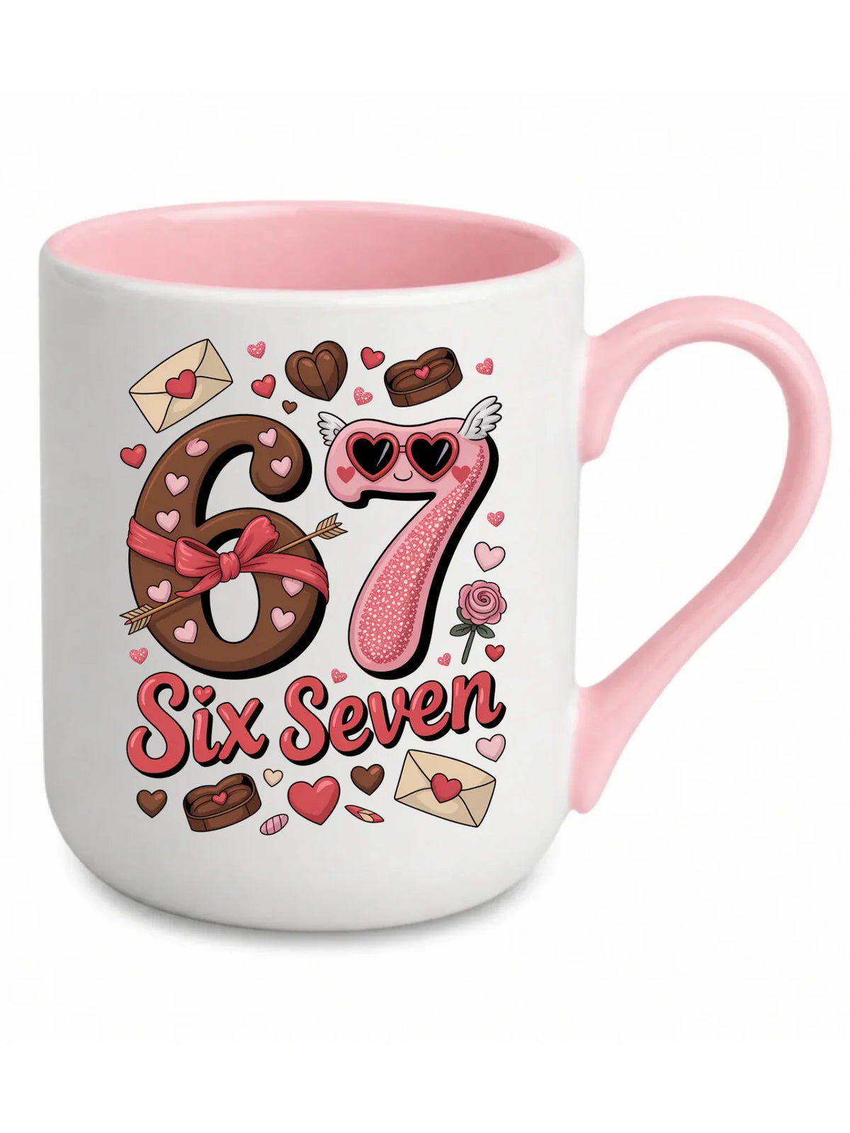 Kubek elegant - Miłość Six Seven 67 W72