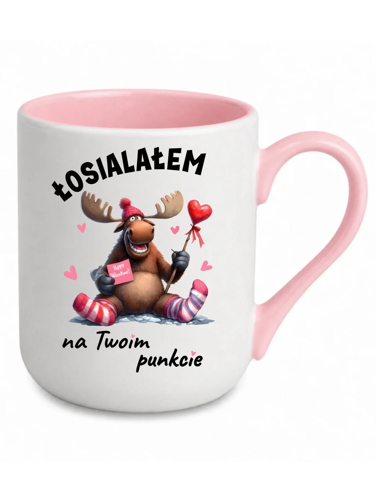 Kubek elegant dla par - Łosialałem na Twoim punkcie W66