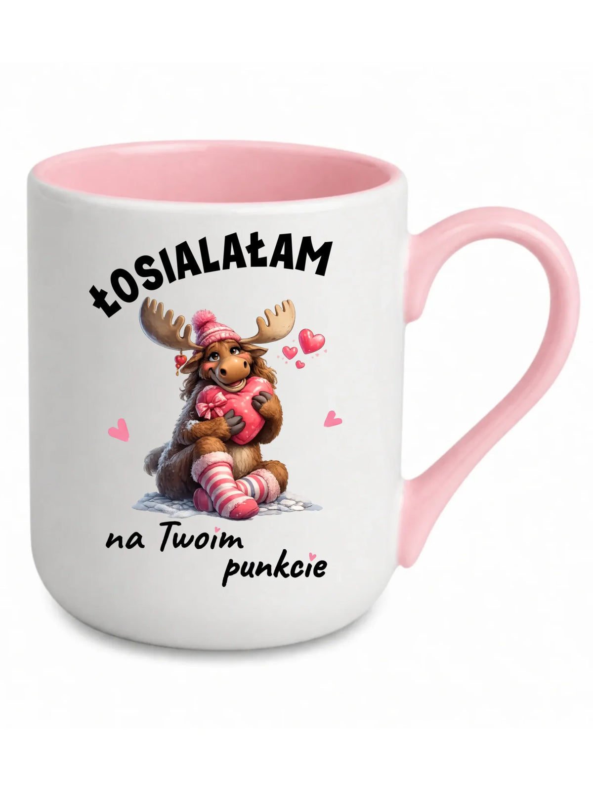 Kubek elegant dla par - Łosialałam na Twoim punkcie W67