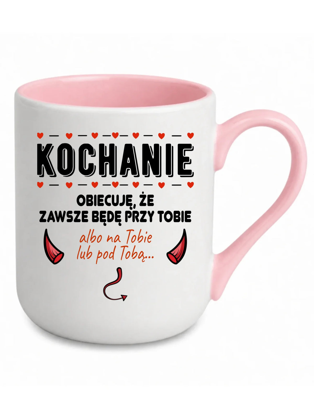 Kubek elegant dla par - Obiecuję, że zawsze będę przy Tobie W50