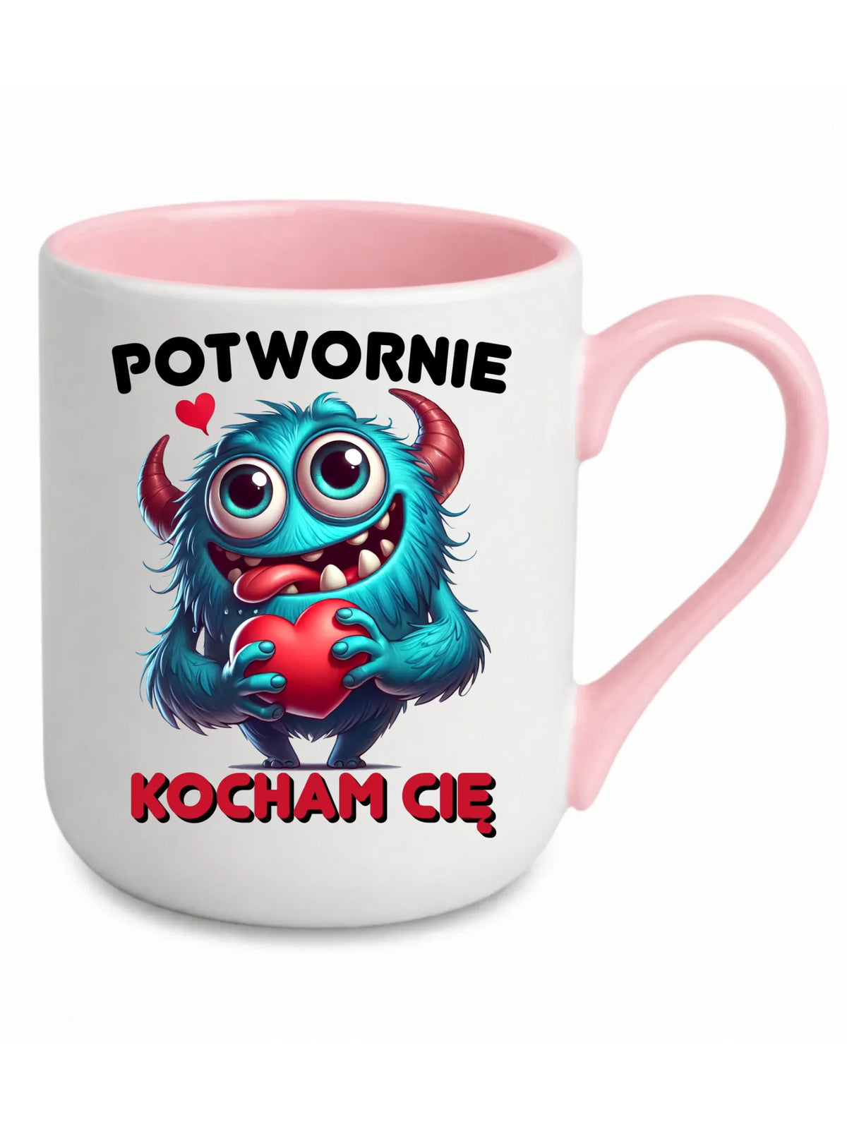 Kubek elegant dla par - Potwornie Kocham Cię W45
