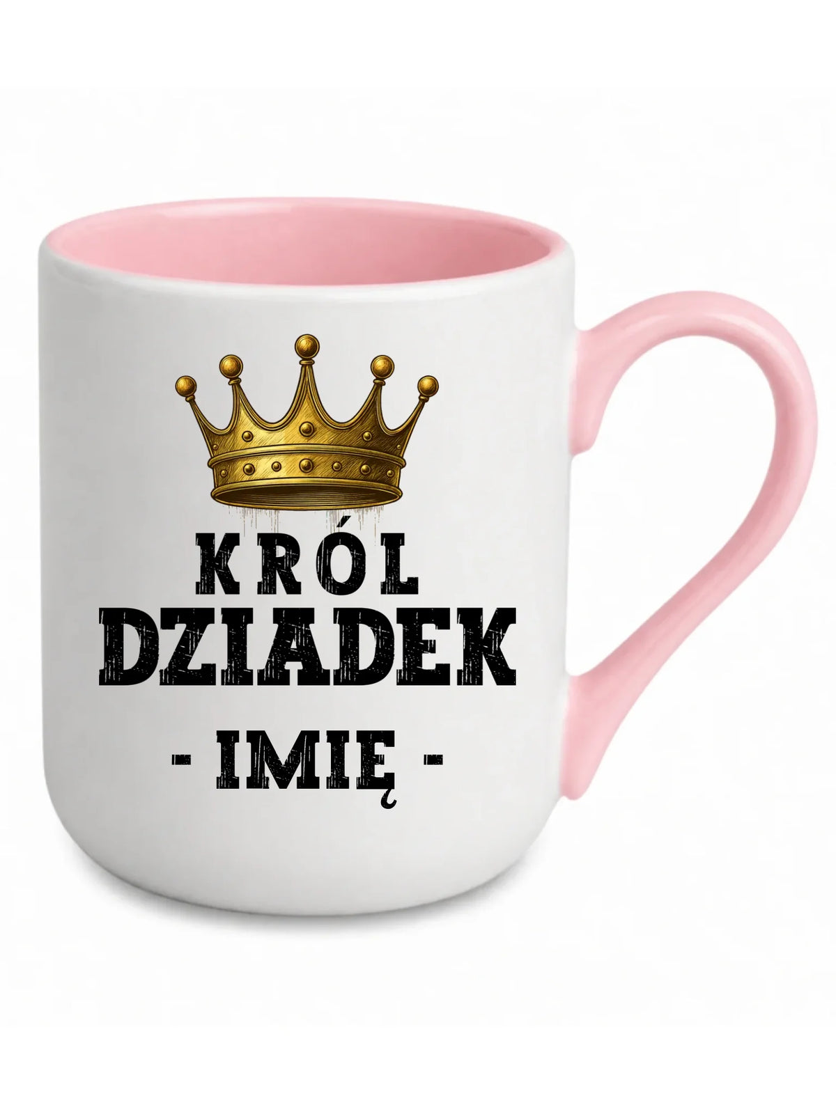Kubek elegant dla dziadka - Król Dziadek - personalizowany D17