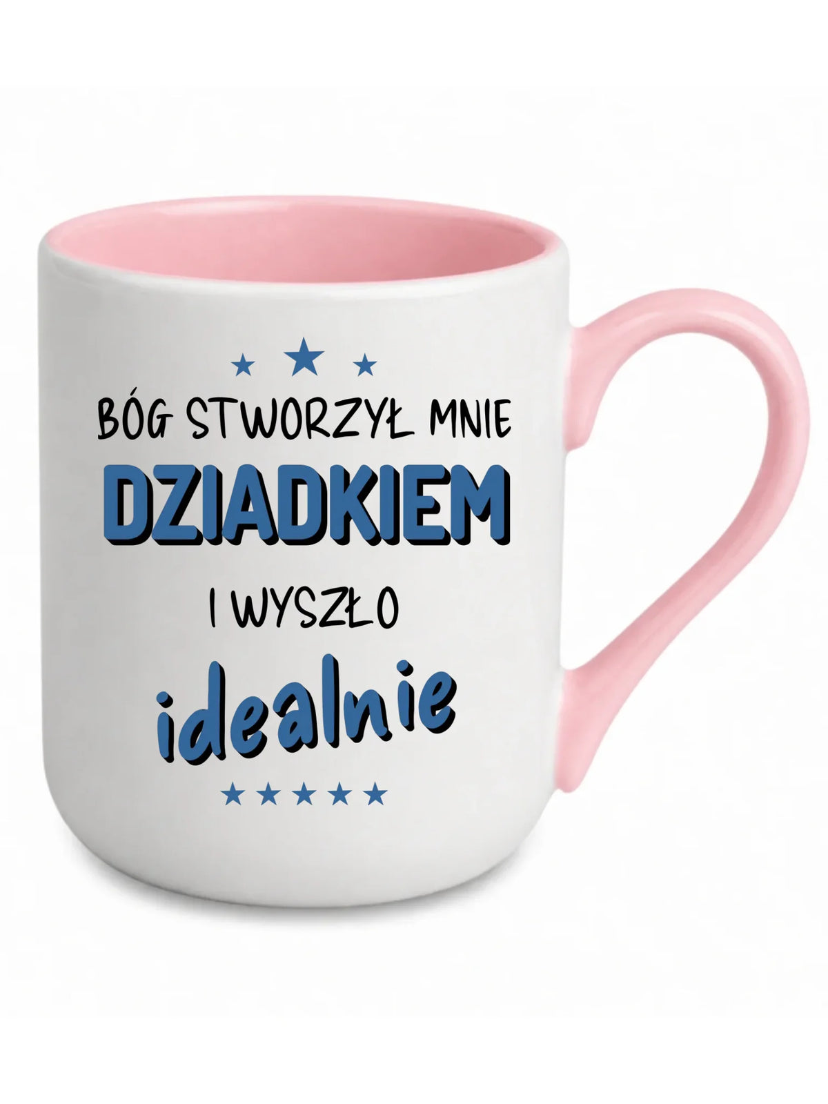 Kubek elegant dla dziadka - Bóg stworzył mnie dziadkiem i wyszło idealnie D08