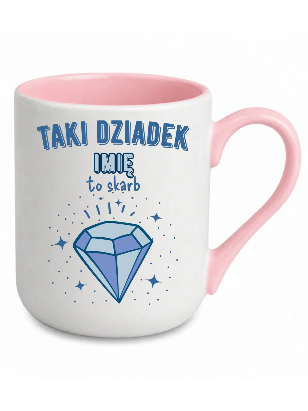 Kubek elegant dla dziadka - Taki Dziadek to skarb - personalizowany D06