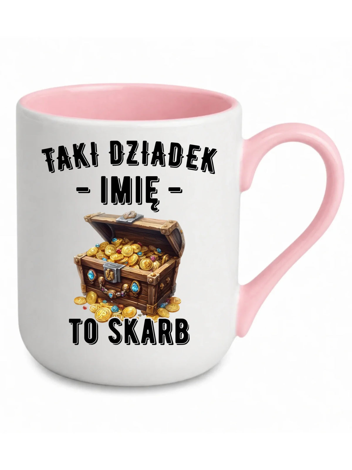 Kubek elegant dla dziadka - Taki dziadek to skarb - personalizowany D19