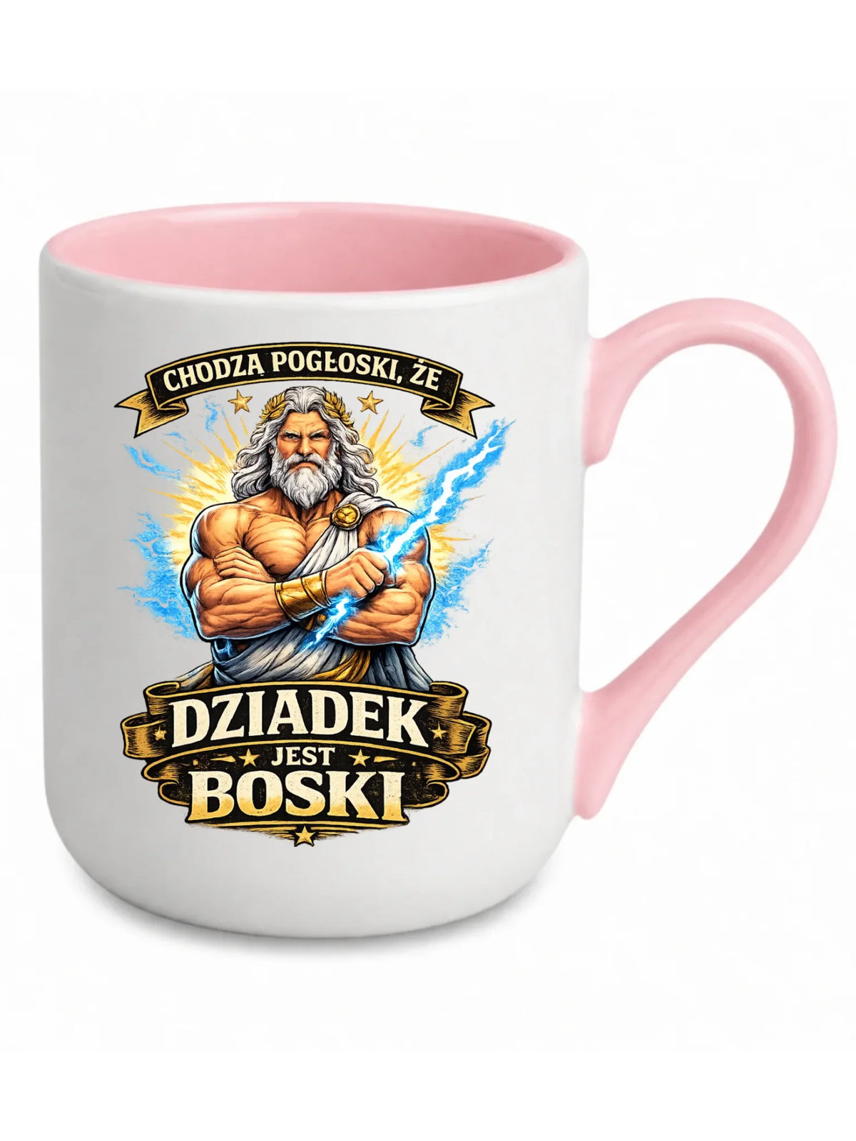 Kubek elegant dla dziadka - Chodzą pogłoski, że dziadek jest boski D16