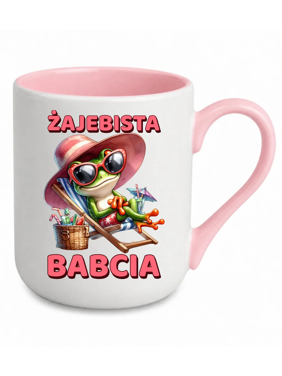 Kubek elegant dla babci - Żajebista Babcia Żaba B27
