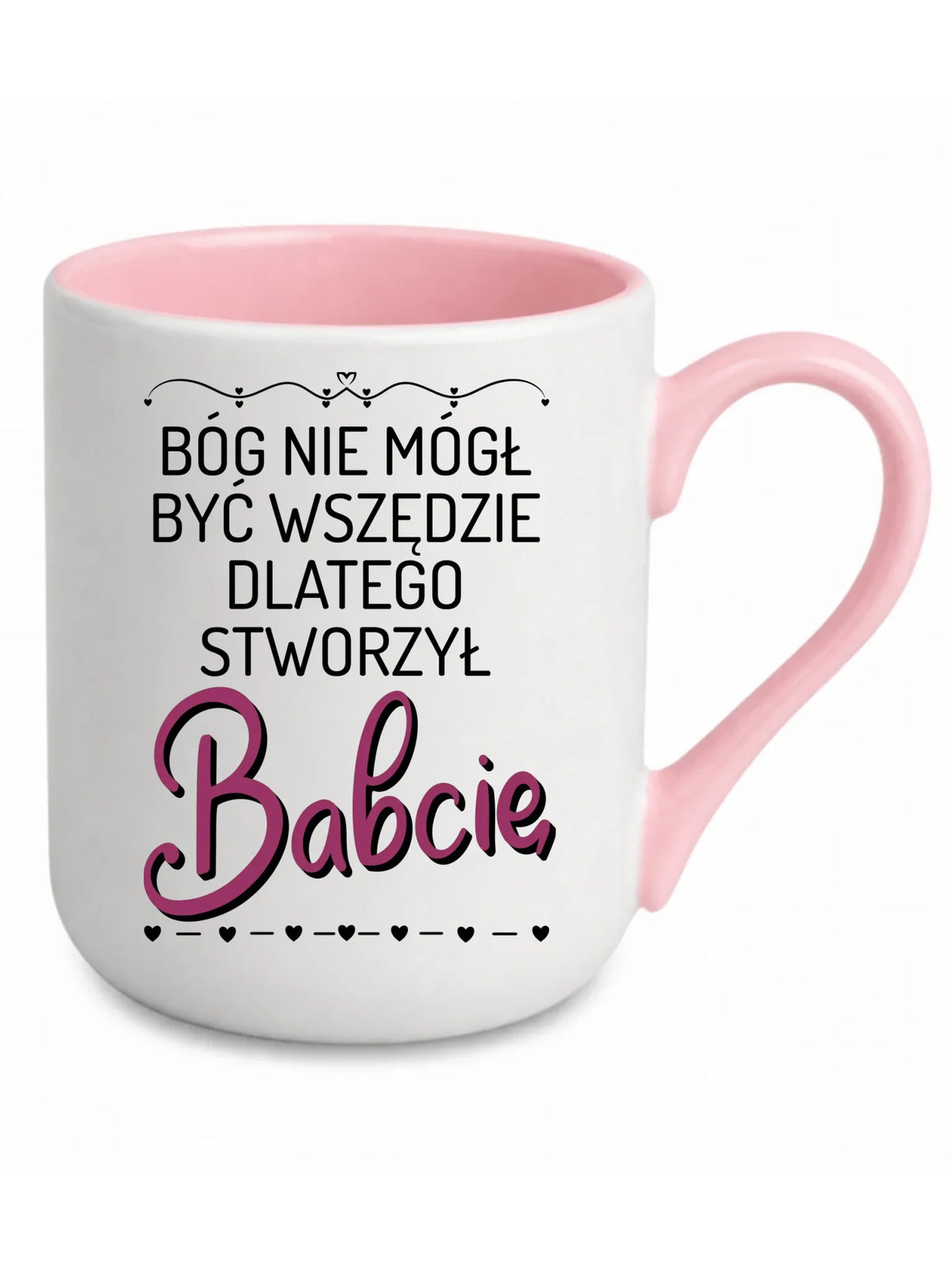 Kubek elegant dla babci - Bóg nie mógł być wszędzie dlatego stworzył babcię B09