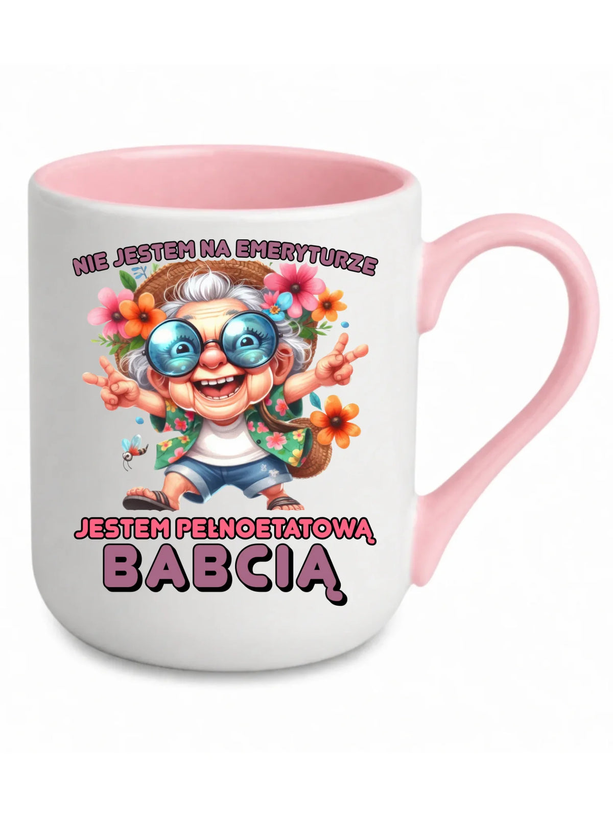 Kubek elegant dla babci - Pełnoetatowa babcia B20