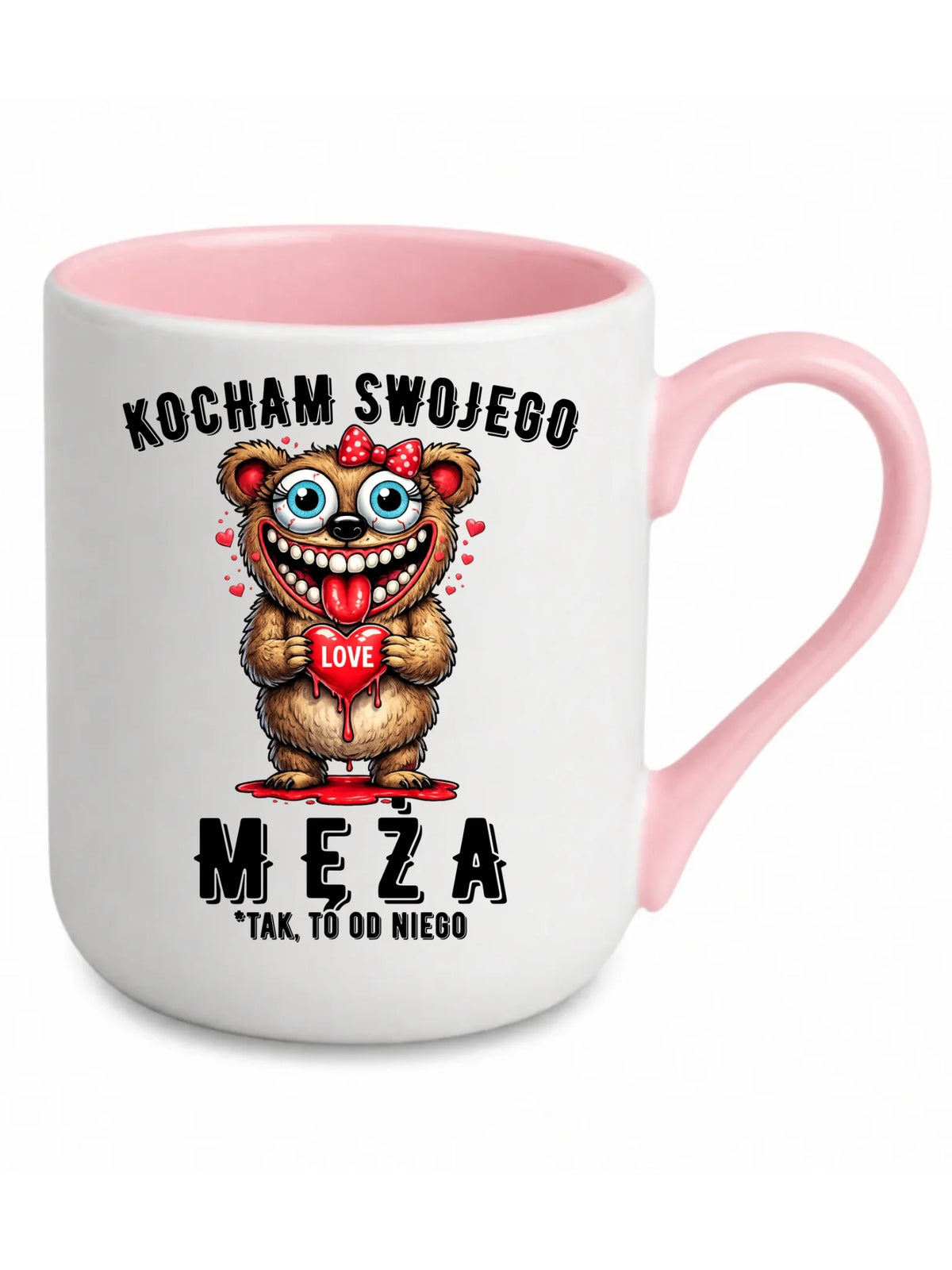 Kubek elegant dla żony - Kocham swojego męża W22
