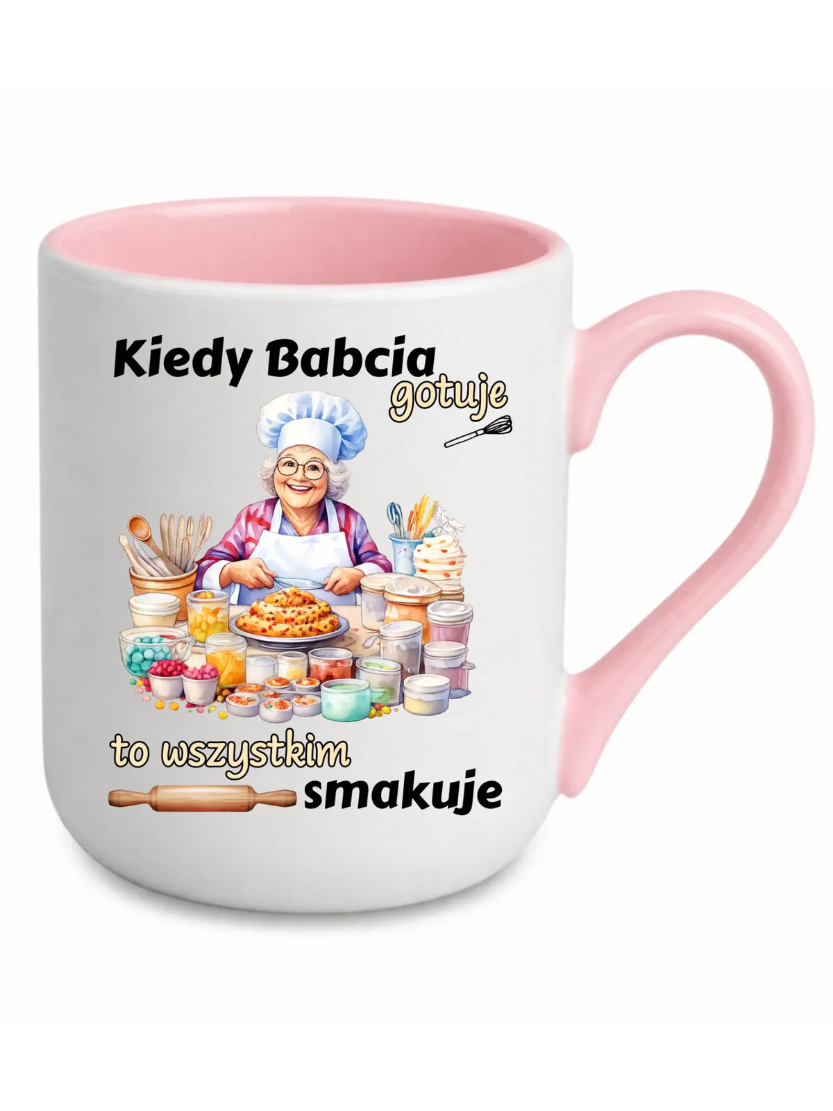 Kubek elegant dla babci - Kiedy babcia gotuje to wszystkim smakuje B34