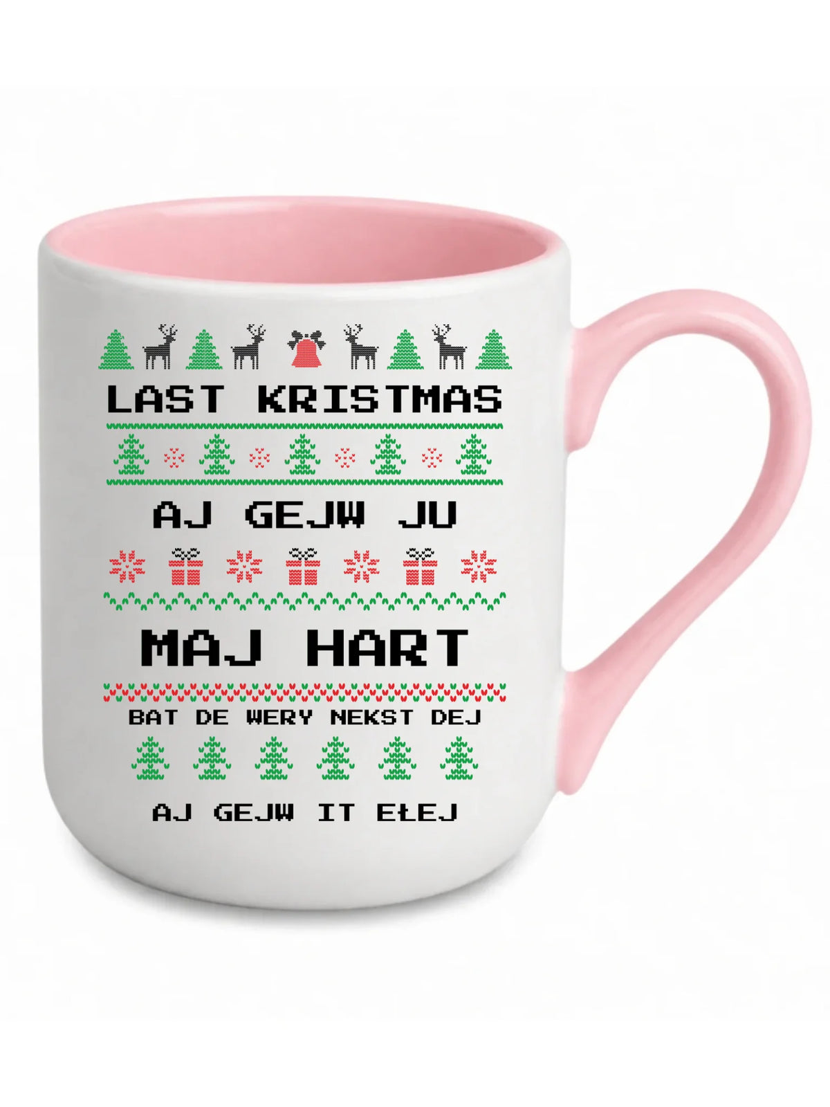 Kubek elegant świąteczny - Last kristmas aj gejw ju maj hart BN13