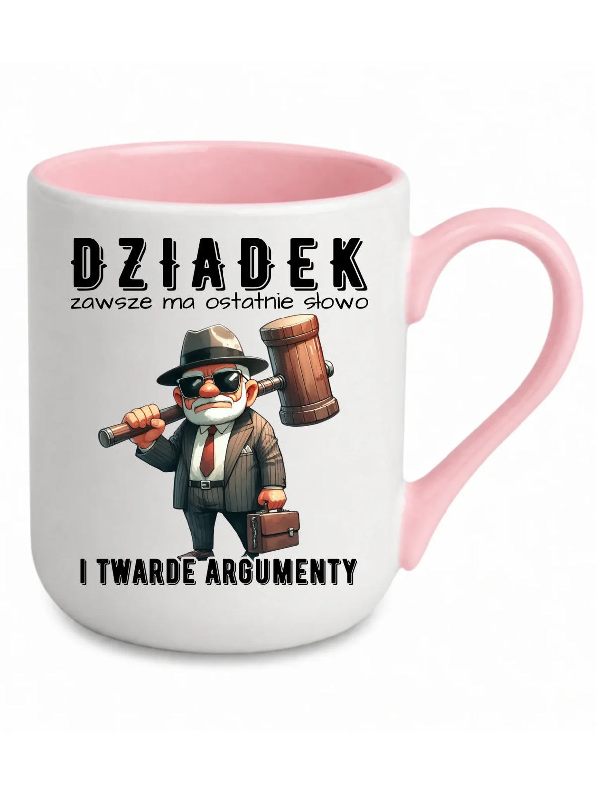 Kubek elegant dla dziadka - Dziadek zawsze ma ostatnie słowo D40