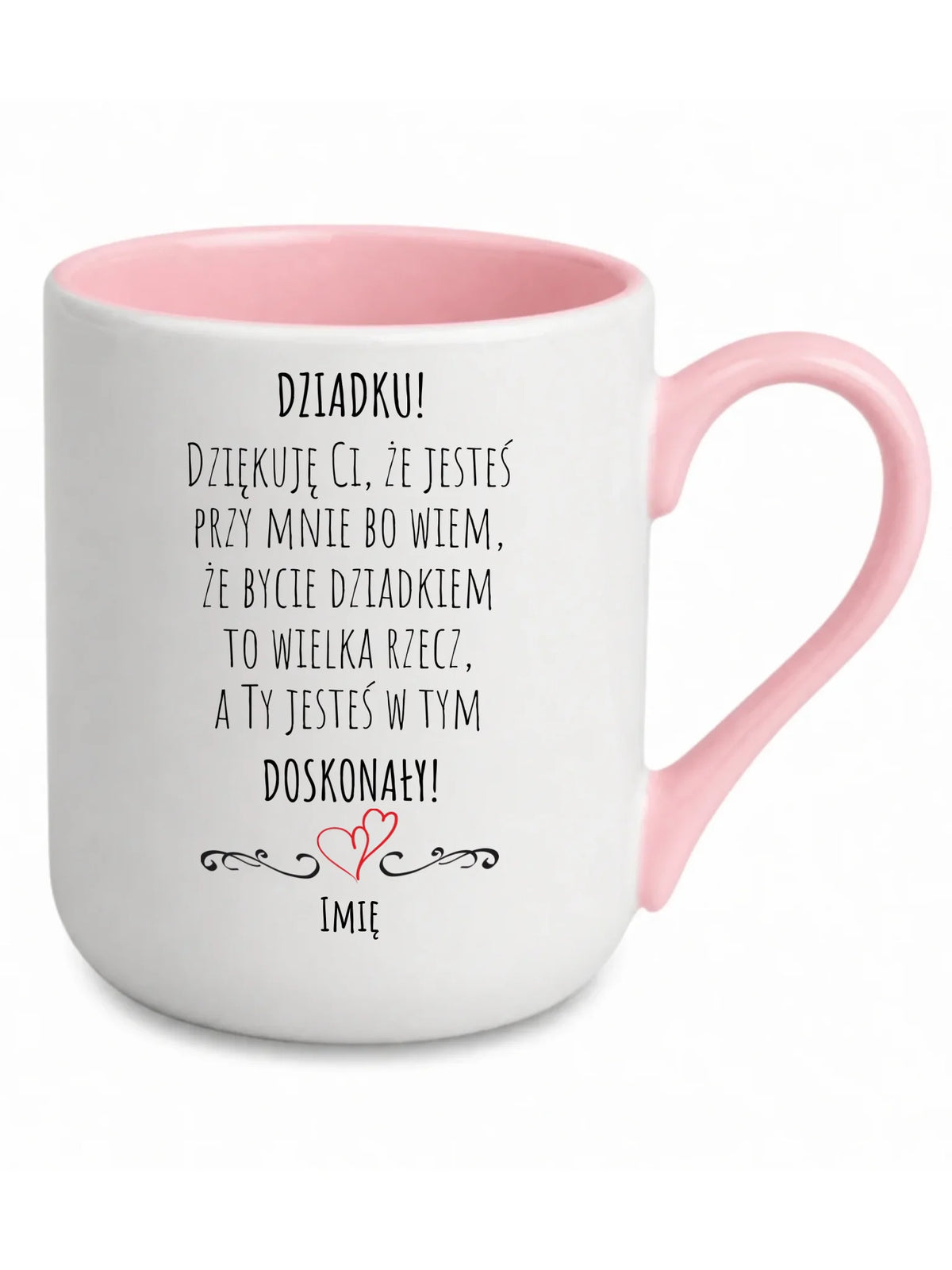 Kubek elegant dla dziadka - Dziadku jesteś doskonały dedykacja - personalizowany D22