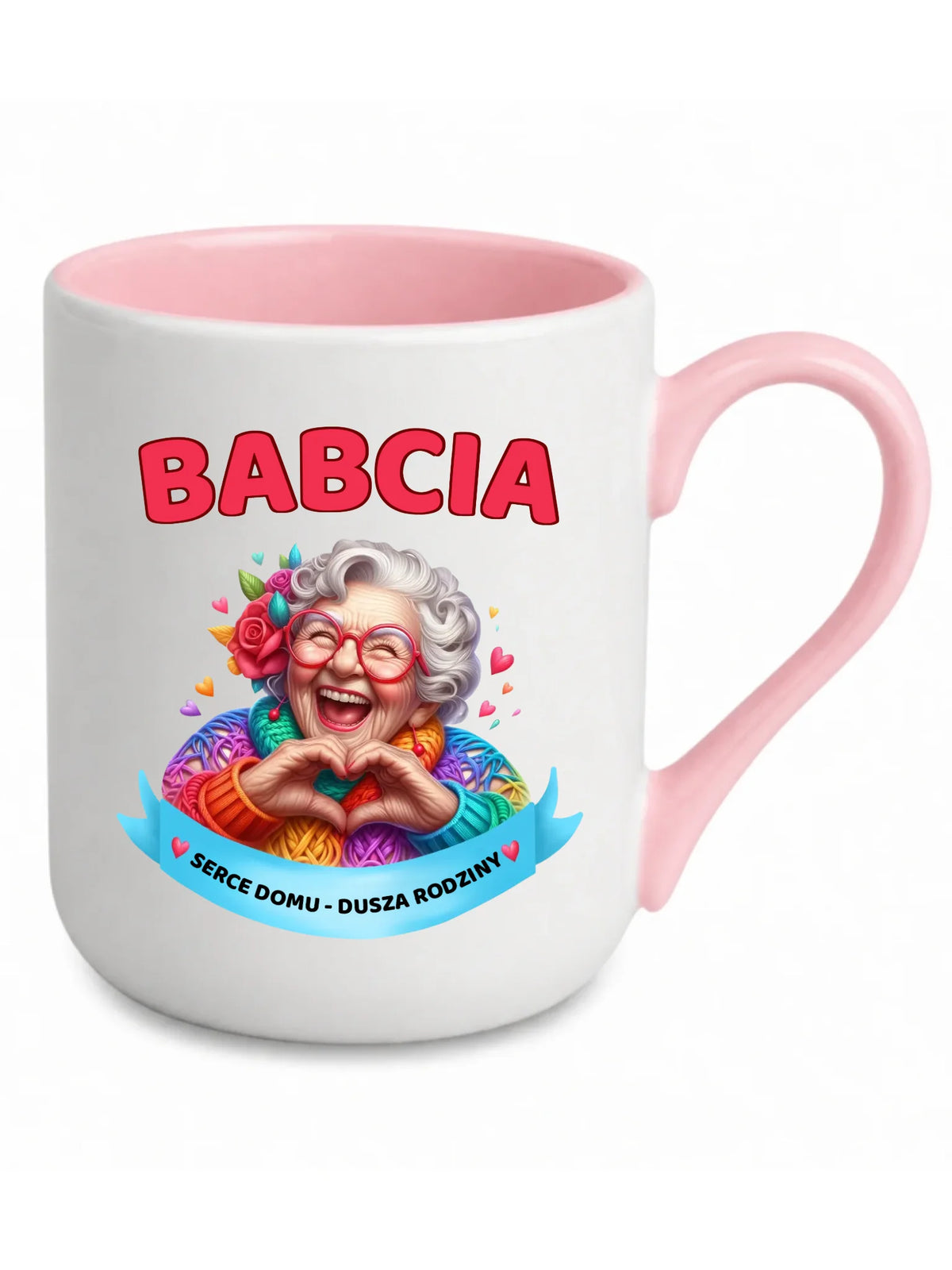 Kubek elegant dla babci - Babcia serce domu dusza rodziny B25