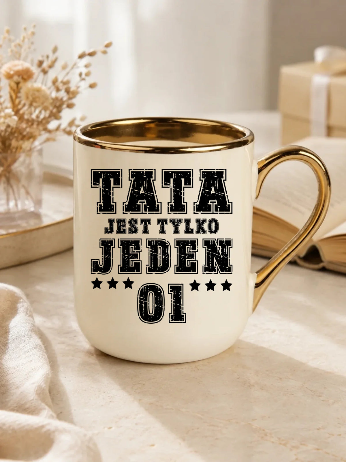 Kubek elegant dla taty - Tata jest tylko jeden DT33