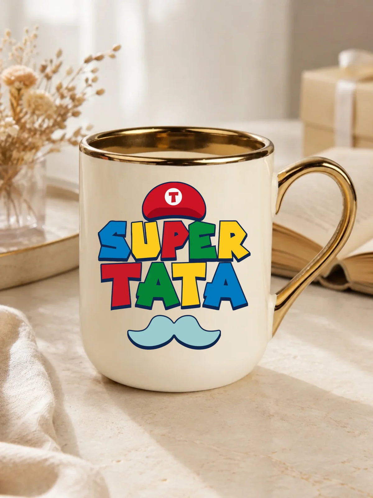 Kubek elegant dla taty - Super Tata w stylu Mario DT28