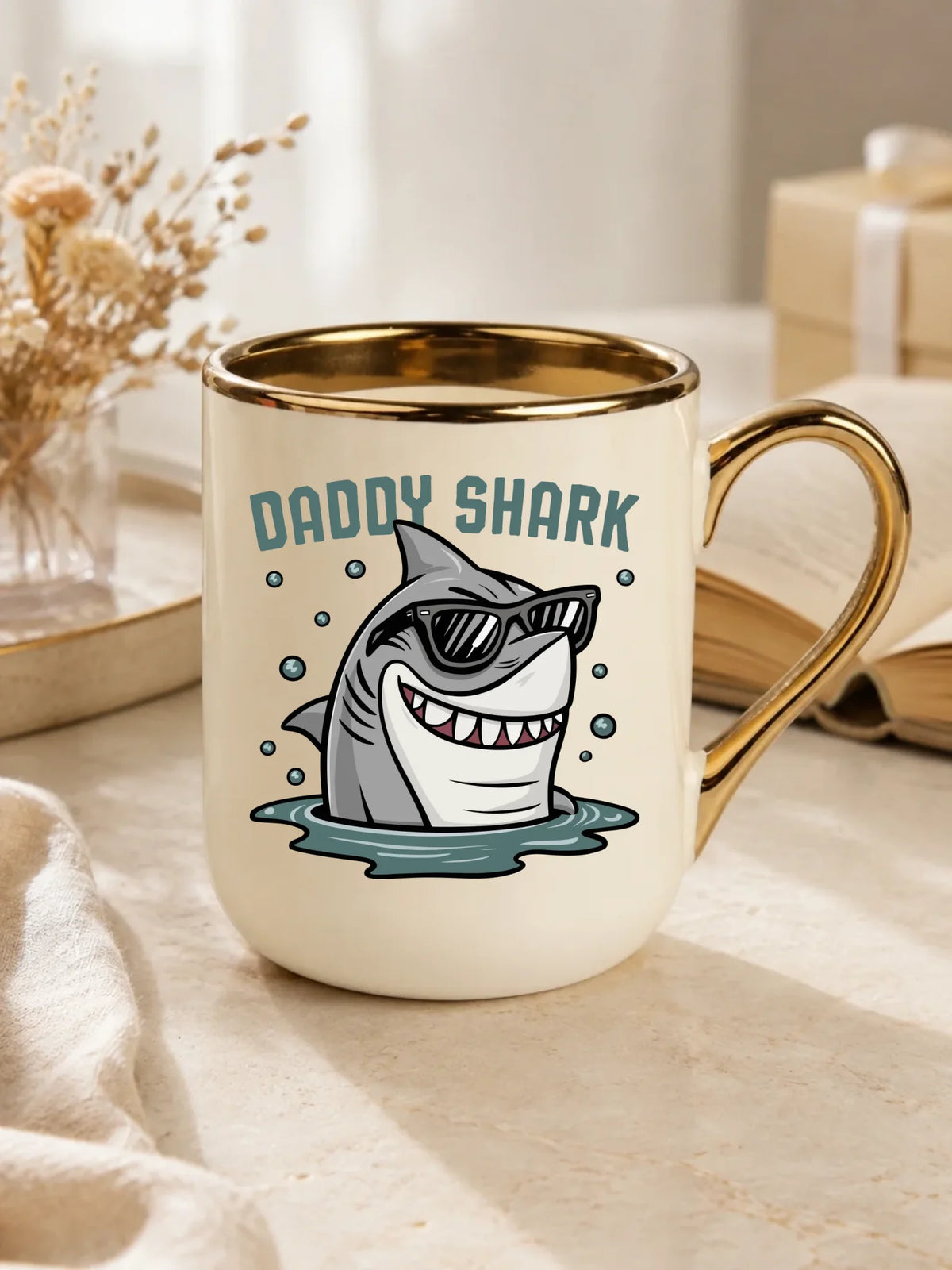 Kubek elegant dla taty - Daddy shark DT15