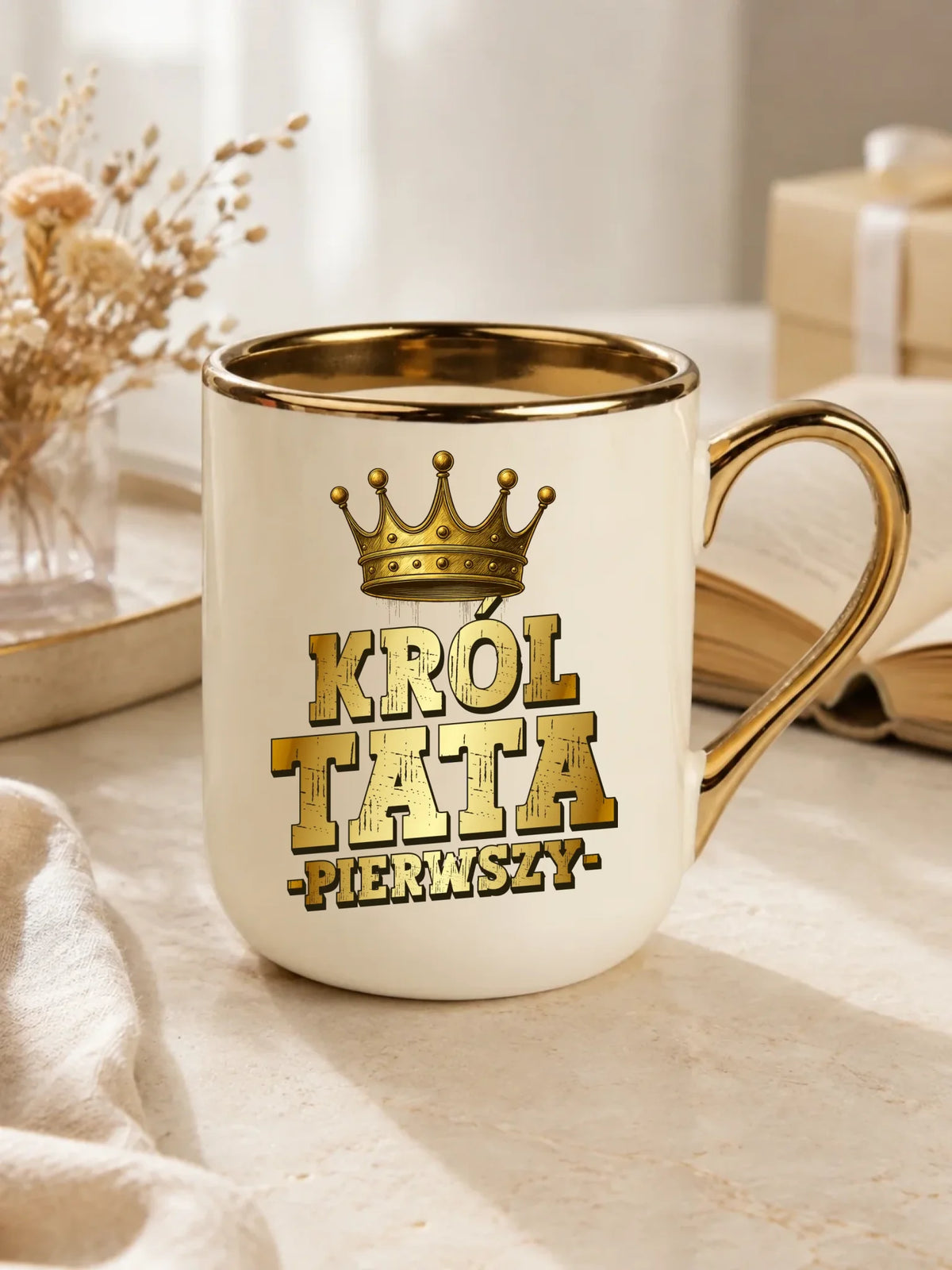 Kubek elegant dla taty - Król Tata Pierwszy DT20