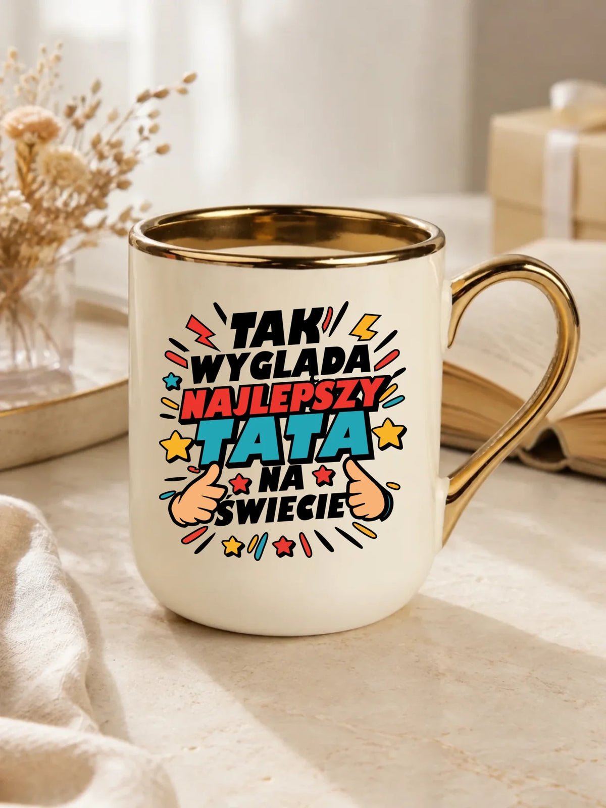 Kubek elegant dla taty - Tak wygląda najlepszy tata na świecie DT08